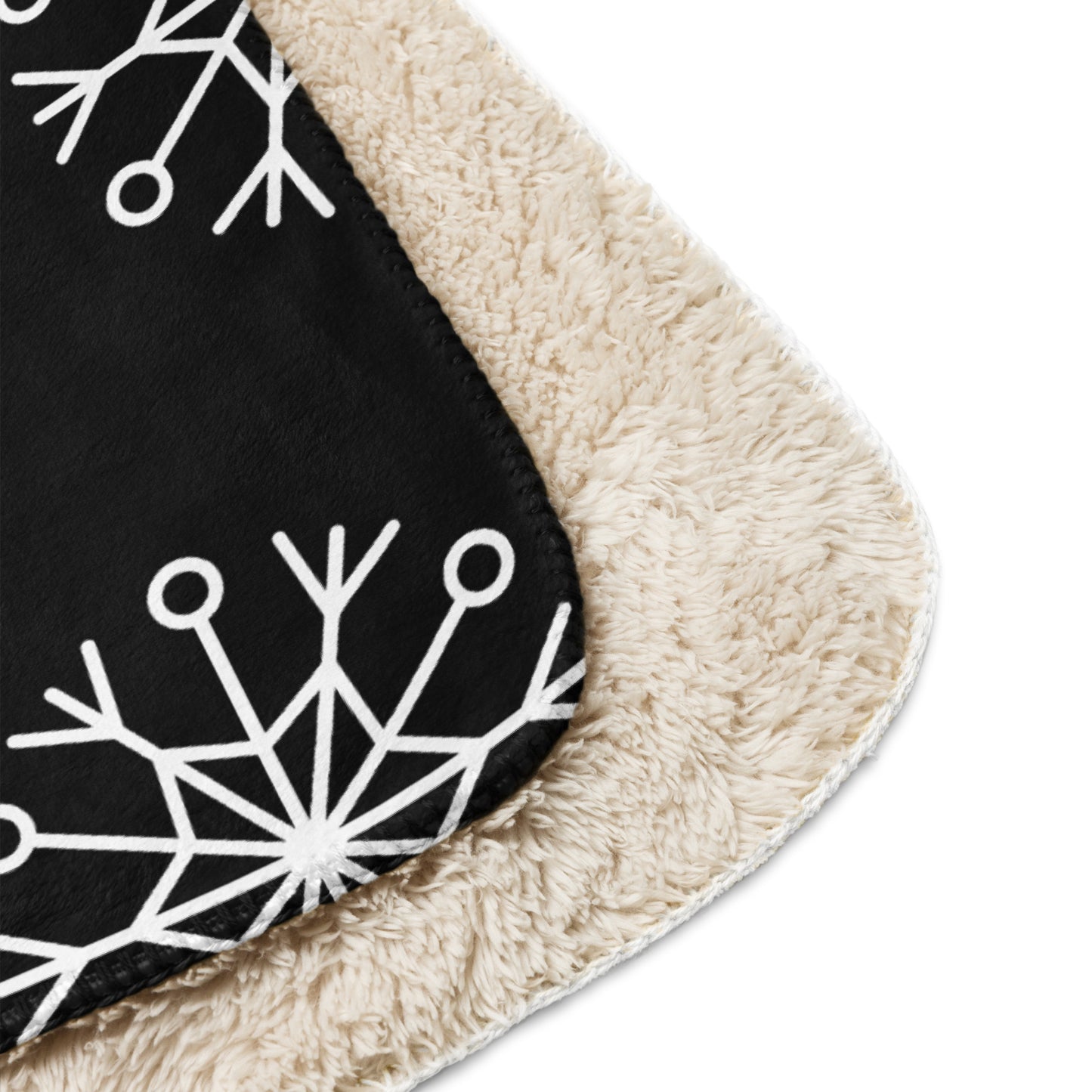 SNOWFLAKE SHERPA BLANKET