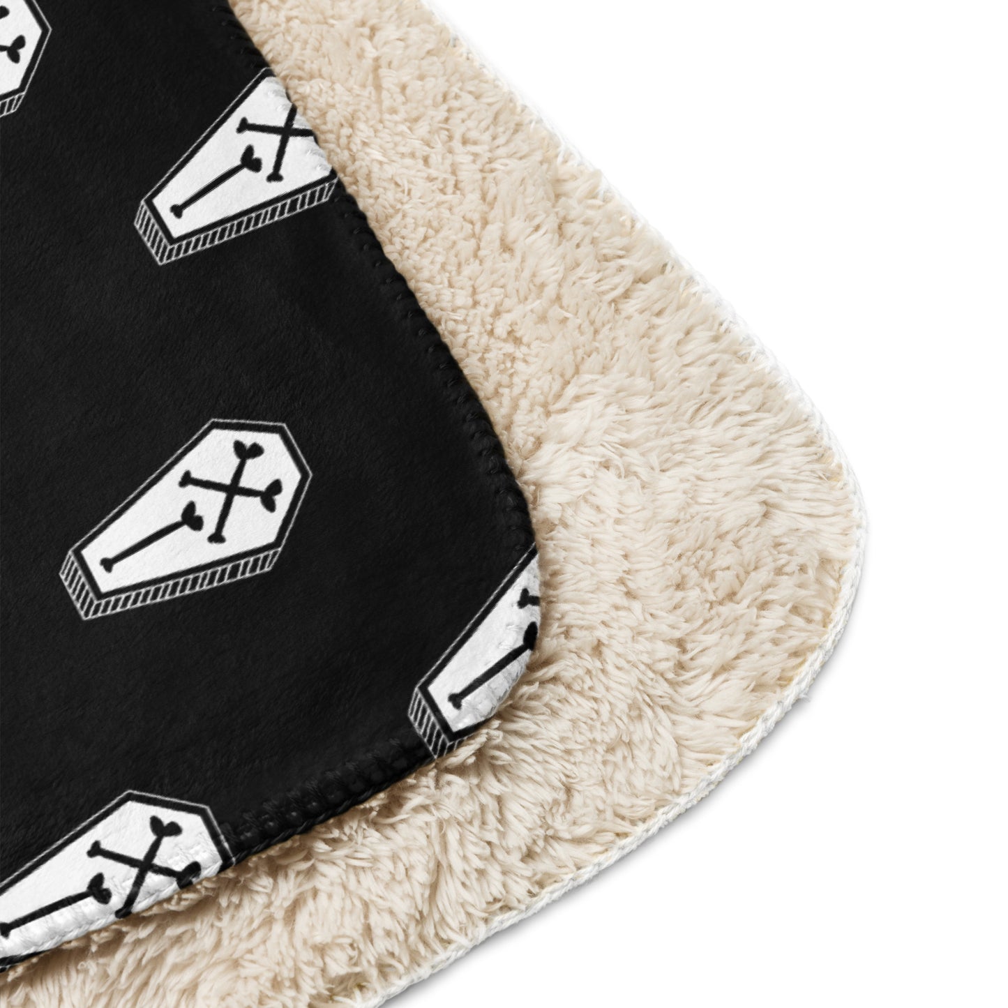 COFFIN SHERPA BLANKET