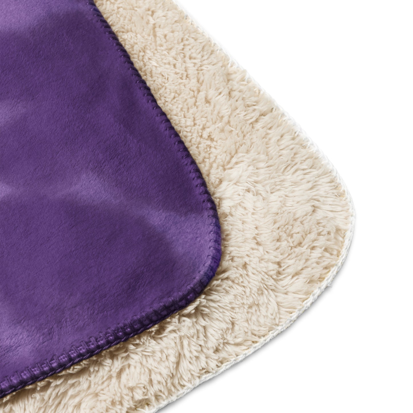 PURPLE TIE DYE SHERPA BLANKET