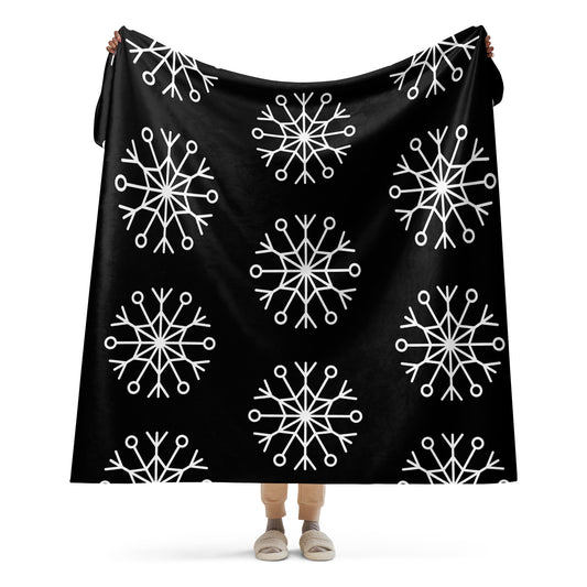 SNOWFLAKE SHERPA BLANKET