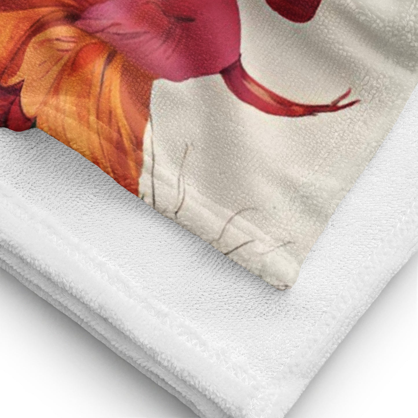 RETRO TROPICAL SKULL BEACH TOWEL