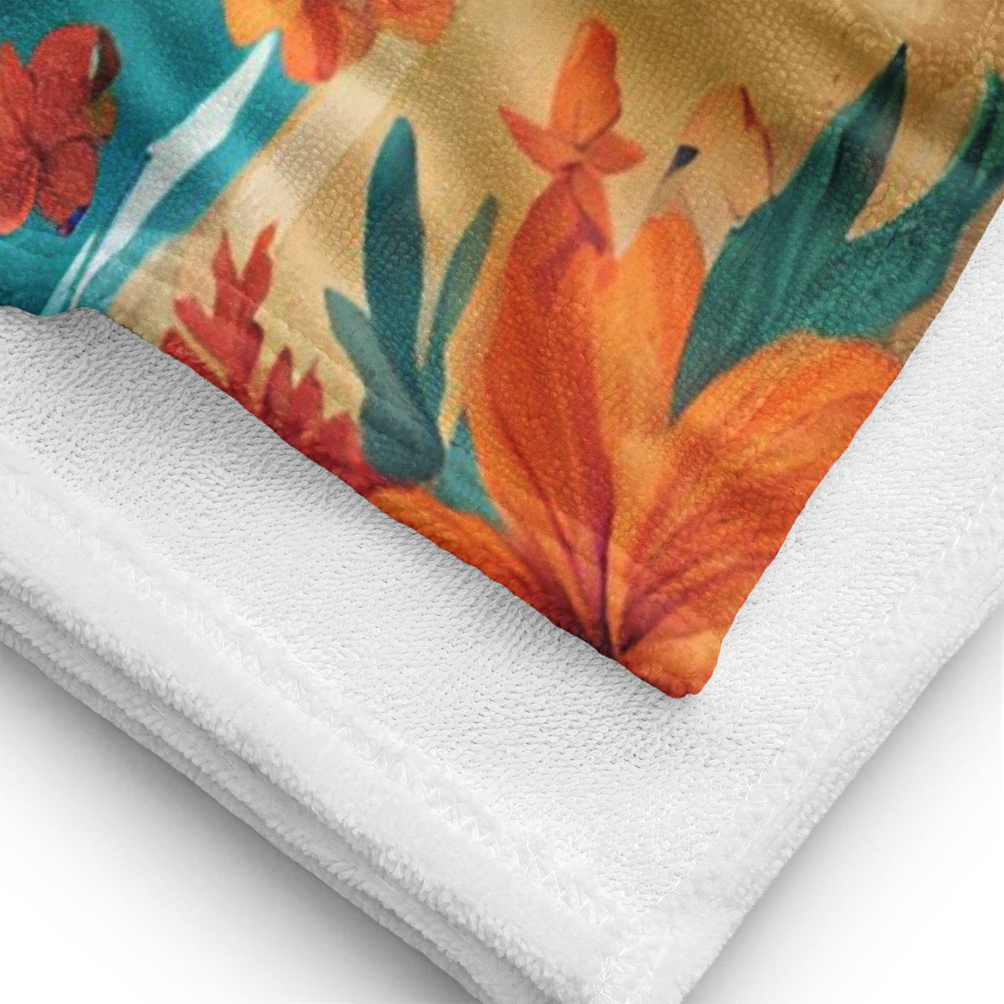 SUGAR SKULL SUNSET BEACH TOWEL