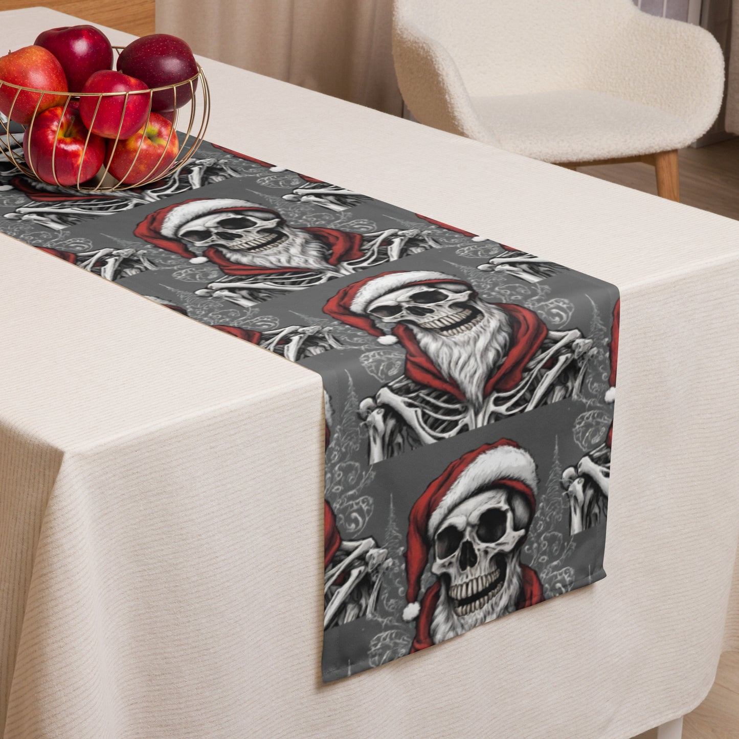 SANTA BEARD TABLE RUNNER