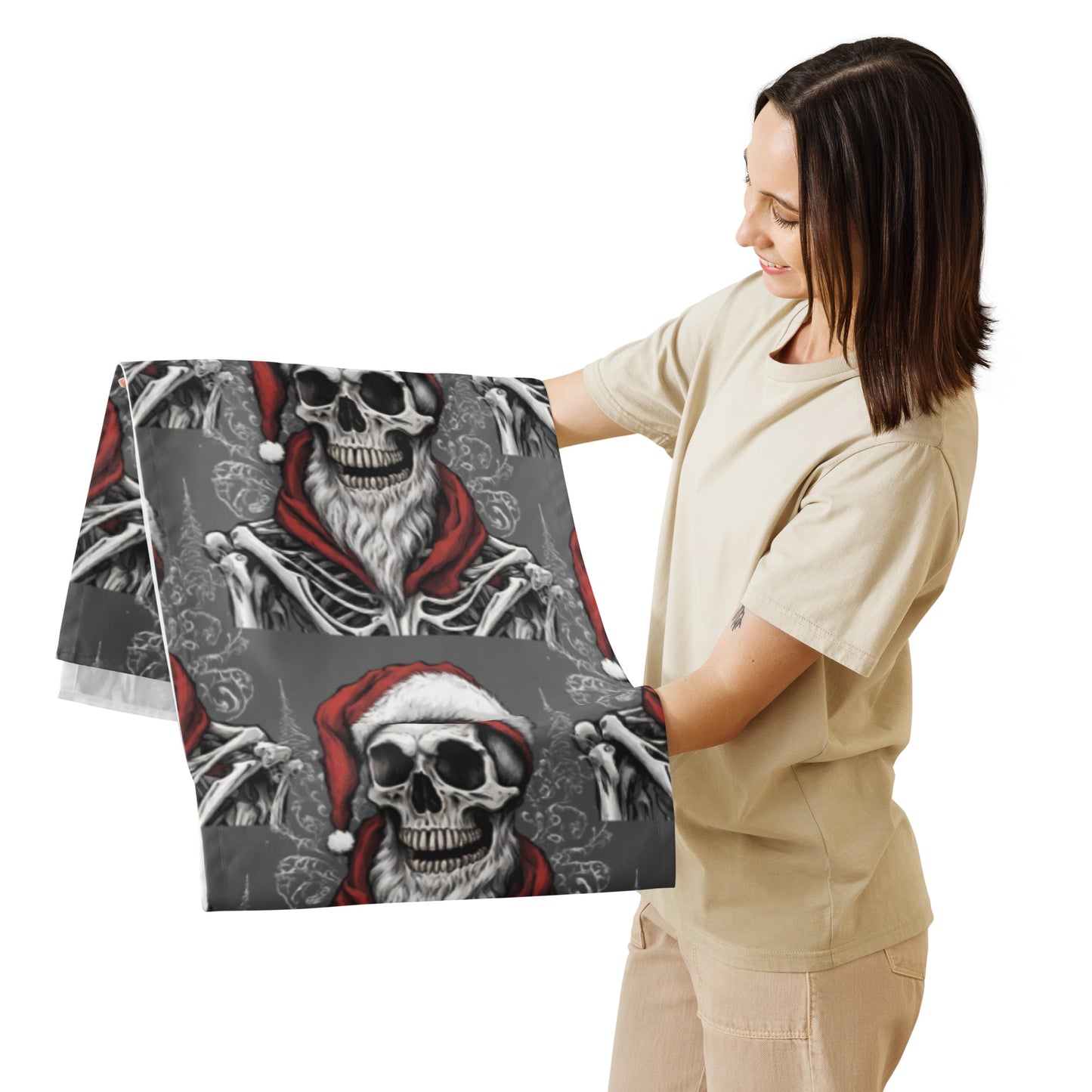 SANTA BEARD TABLE RUNNER