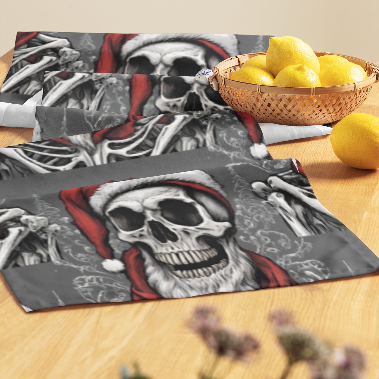 SANTA BEARD TABLE RUNNER
