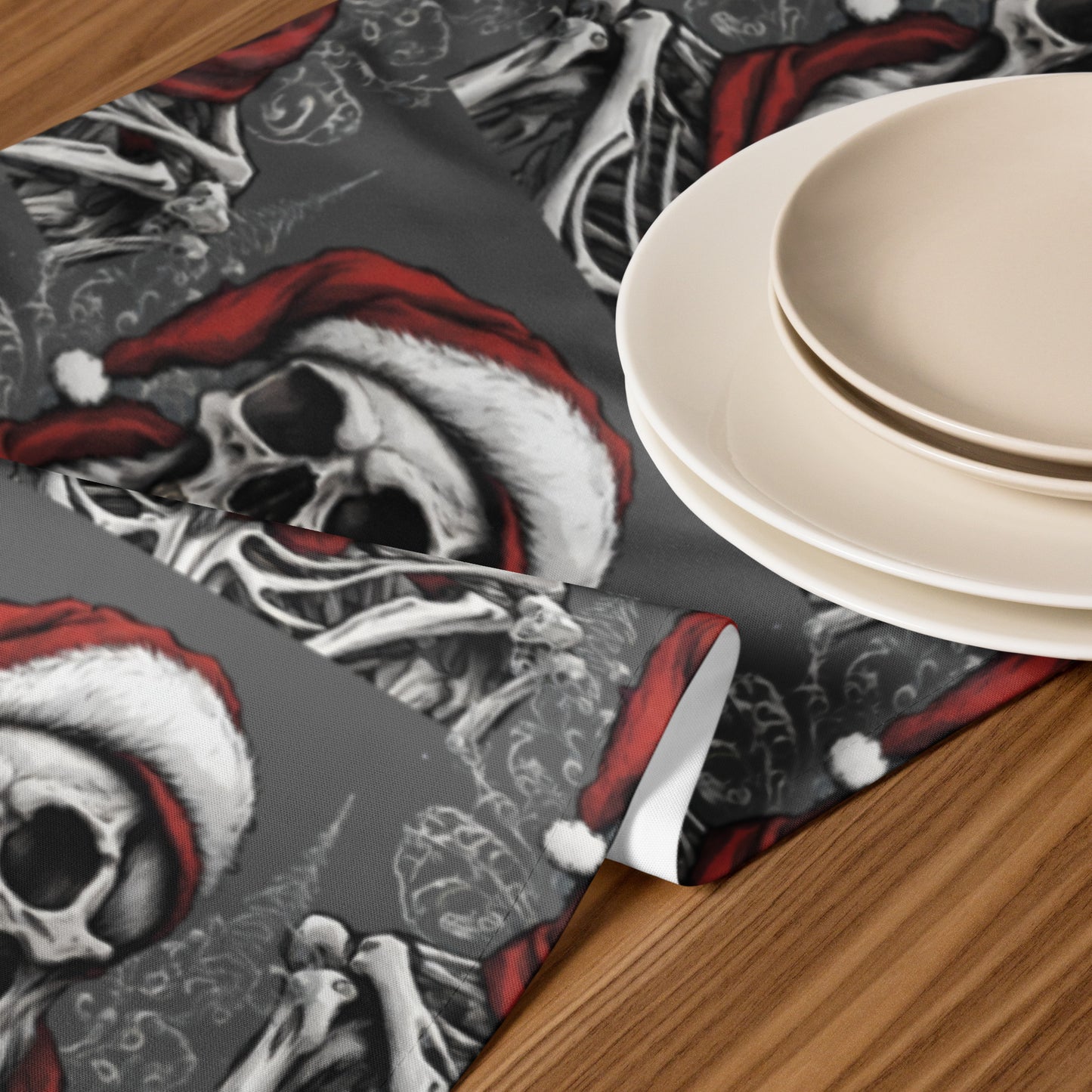 SANTA BEARD TABLE RUNNER