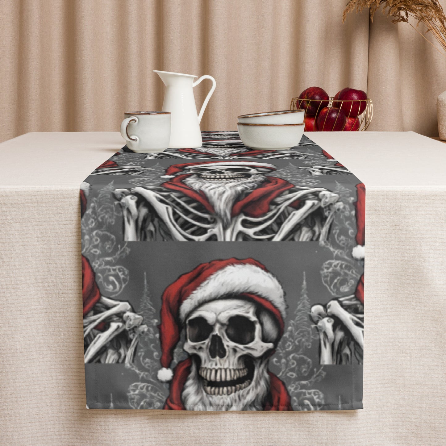 SANTA BEARD TABLE RUNNER
