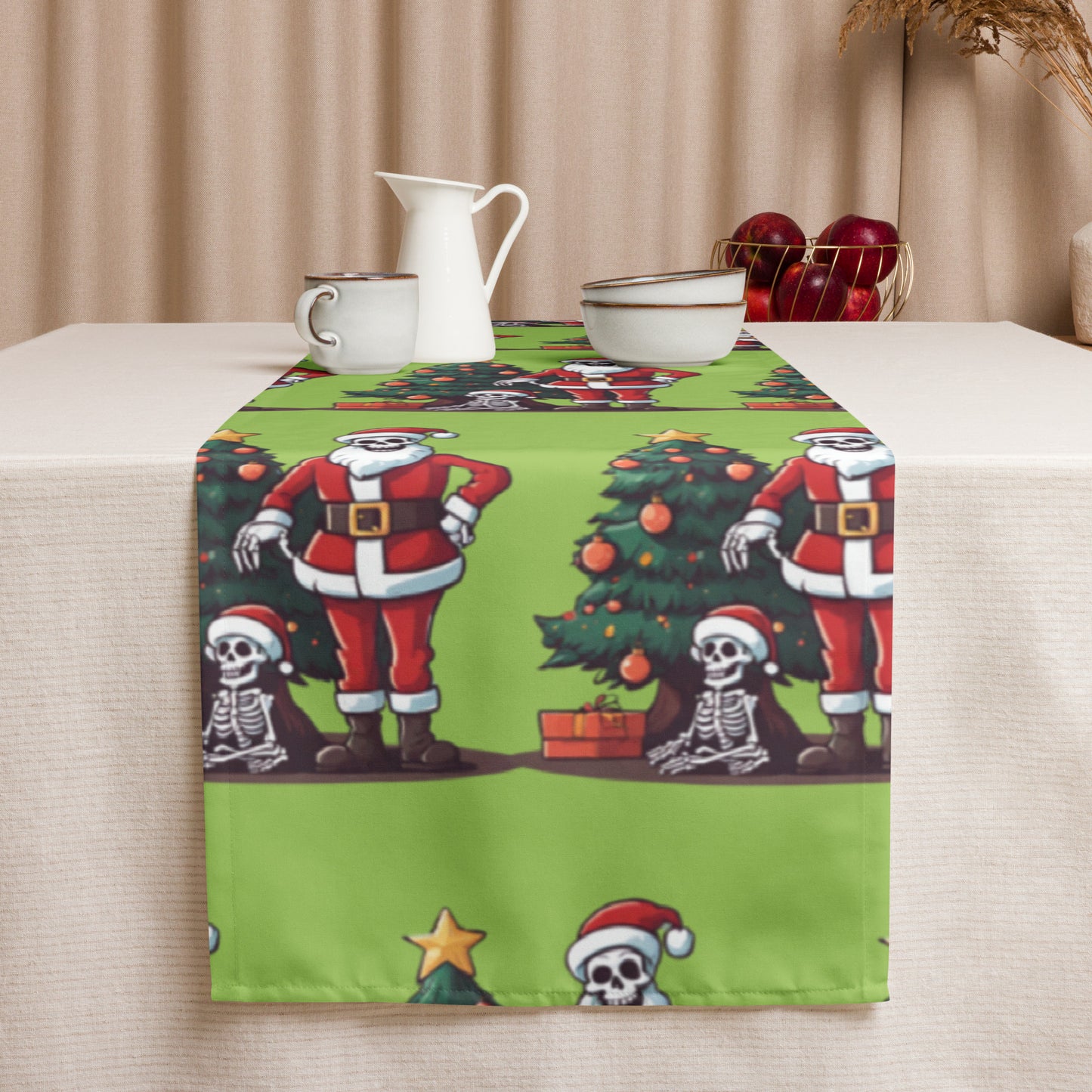 SANTA TREE TABLE RUNNER