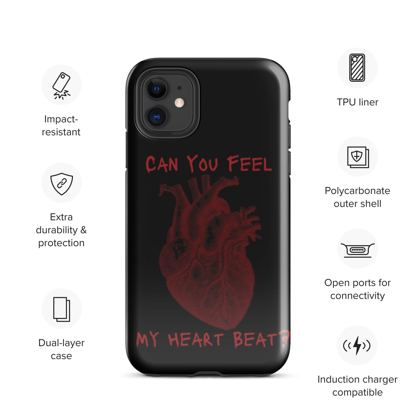 HEARTBEAT TOUGH CASE FOR iPhone®