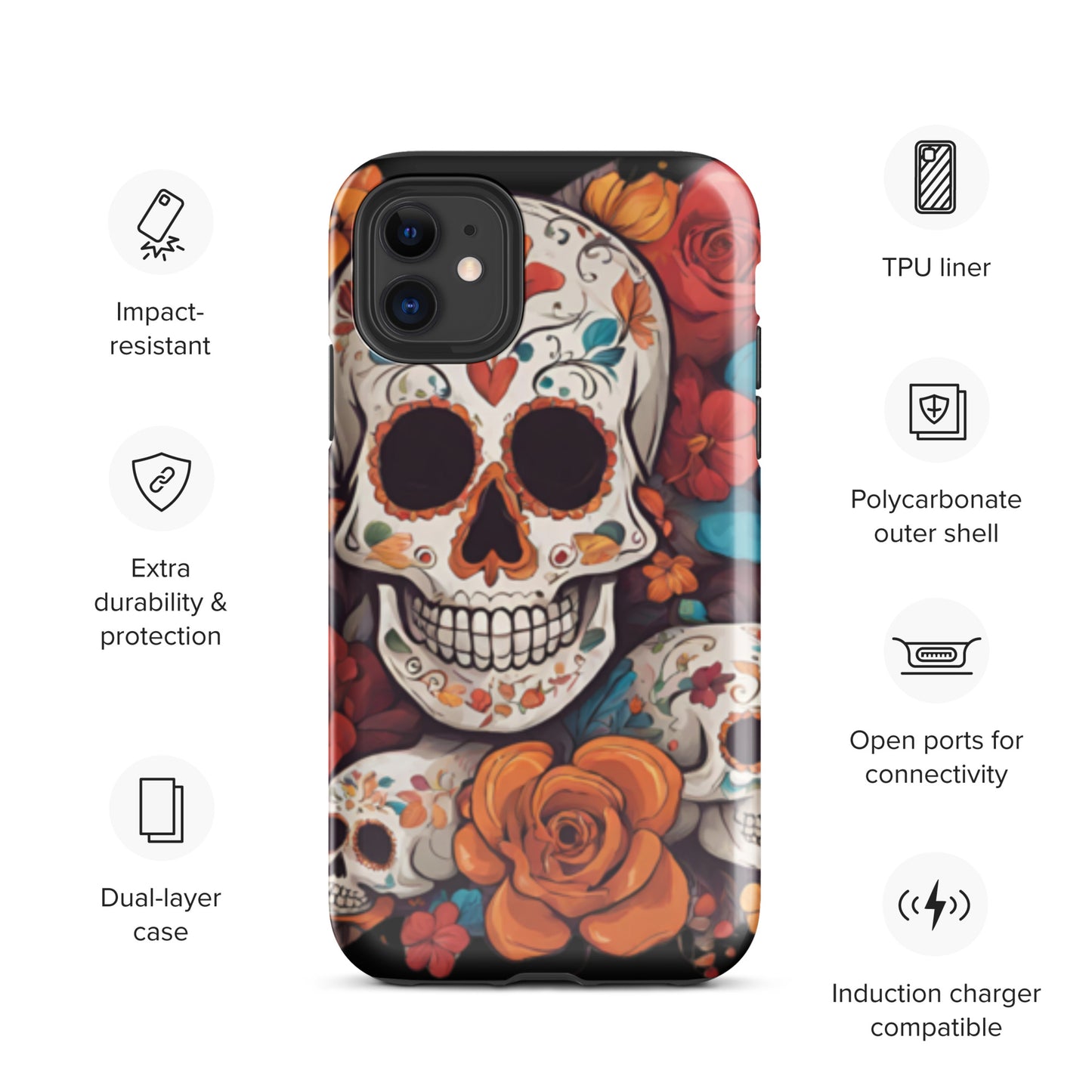 DIA DE LOS MUERTOS TOUGH CASE FOR iPhone®