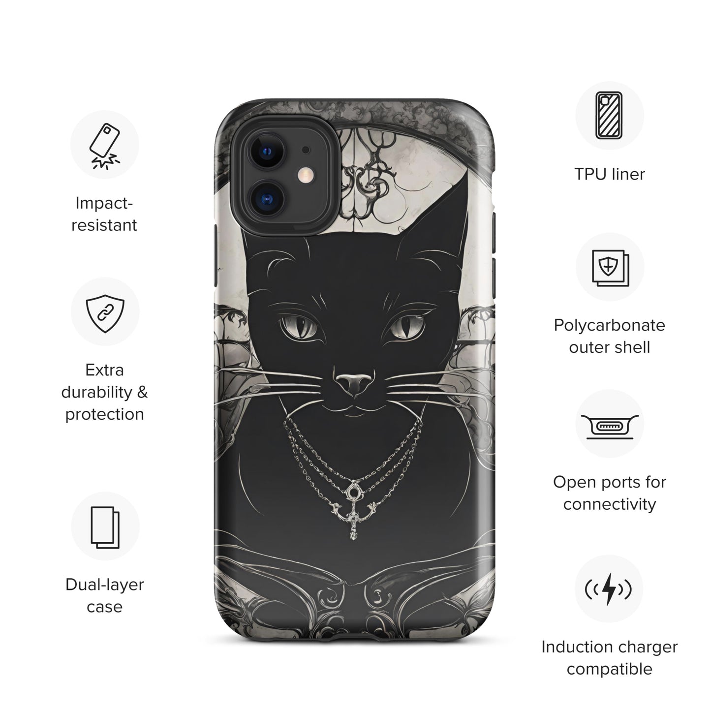BLACK CAT FEVER TOUGH CASE FOR iPhone®