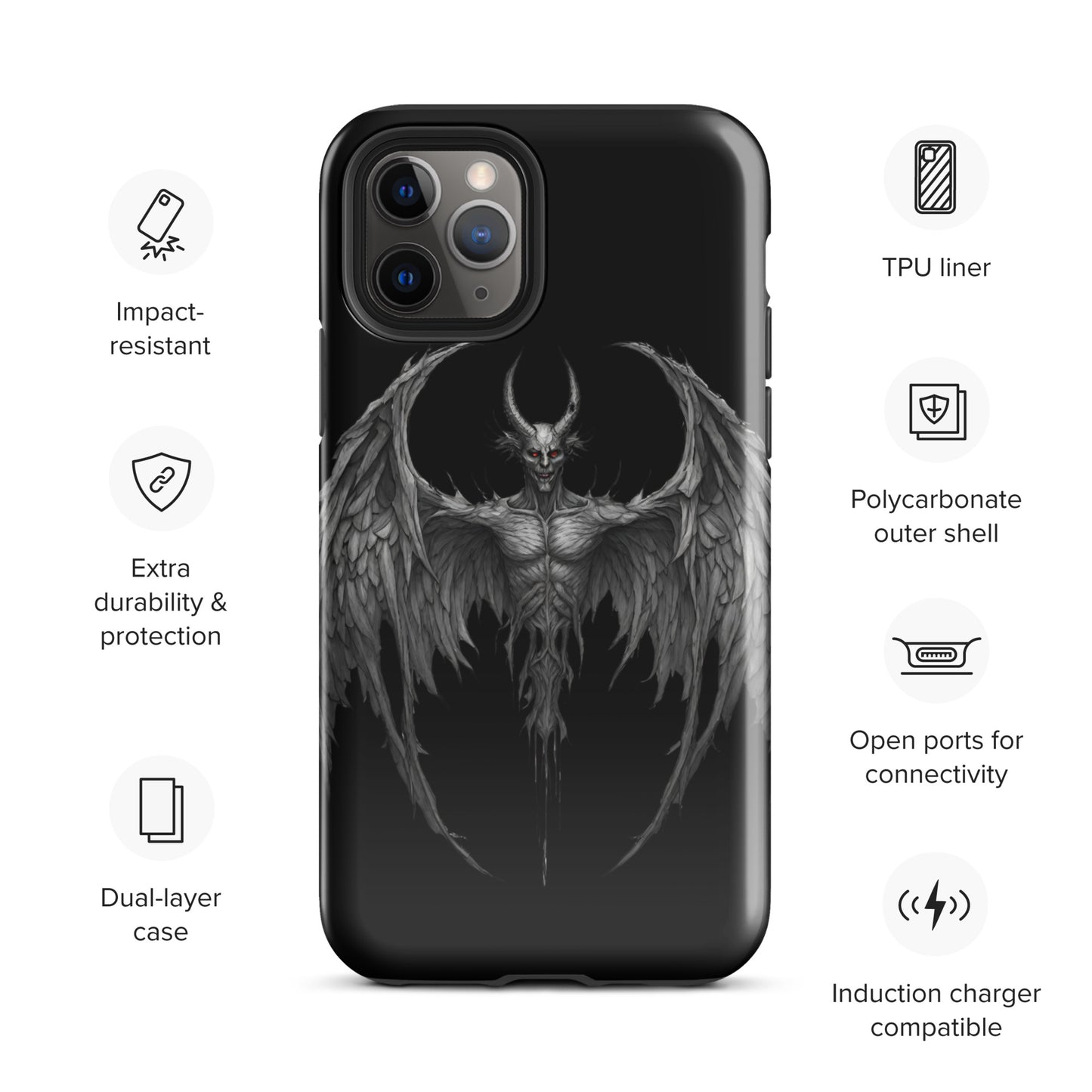 WINGED DEMON TOUGH CASE FOR iPhone®