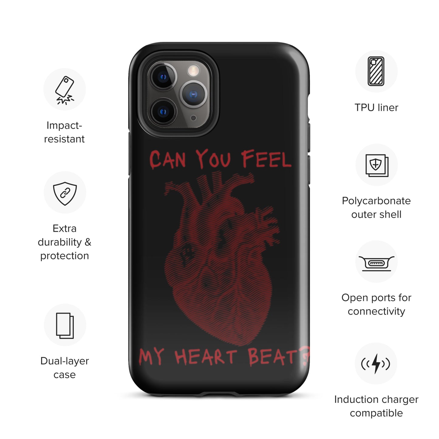 HEARTBEAT TOUGH CASE FOR iPhone®