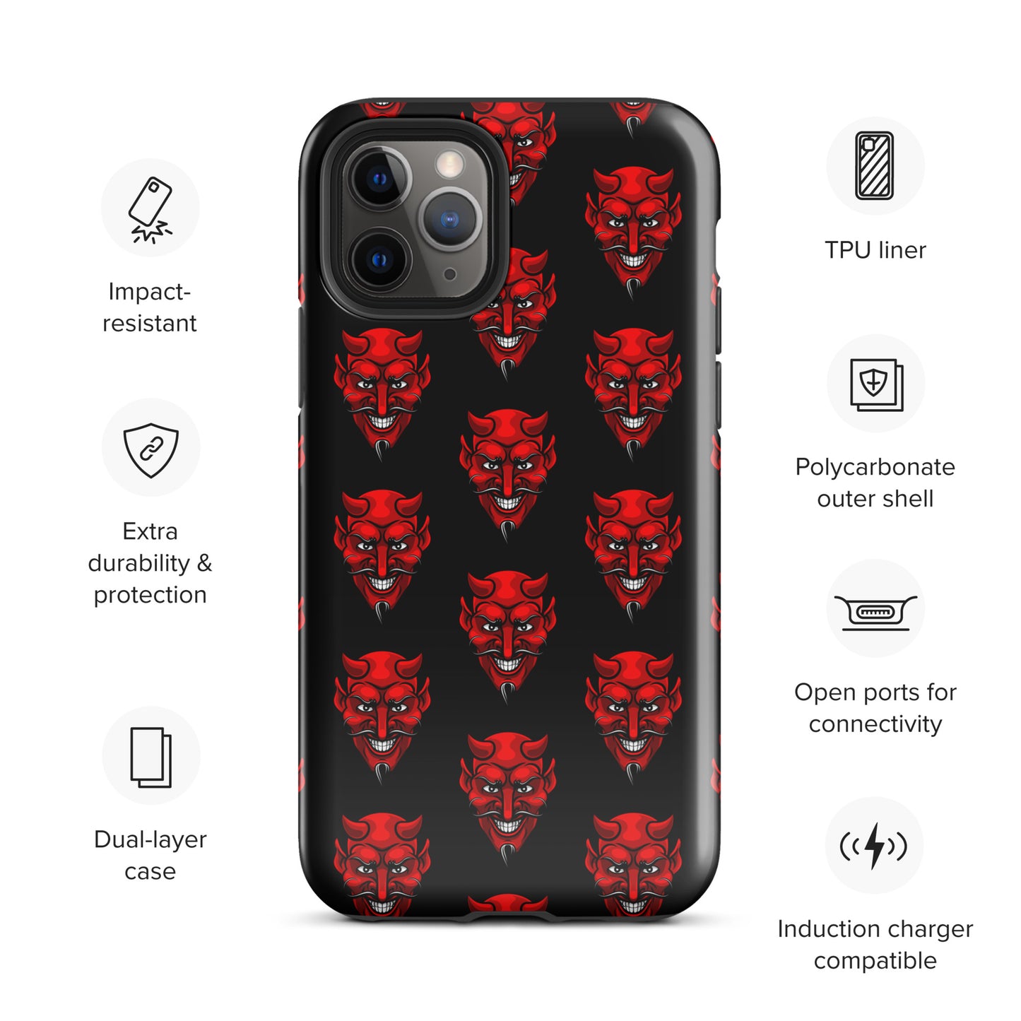 RED DEVIL TOUGH CASE FOR iPhone®