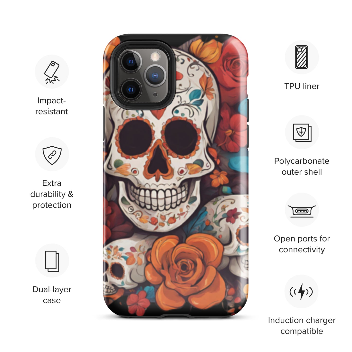 DIA DE LOS MUERTOS TOUGH CASE FOR iPhone®