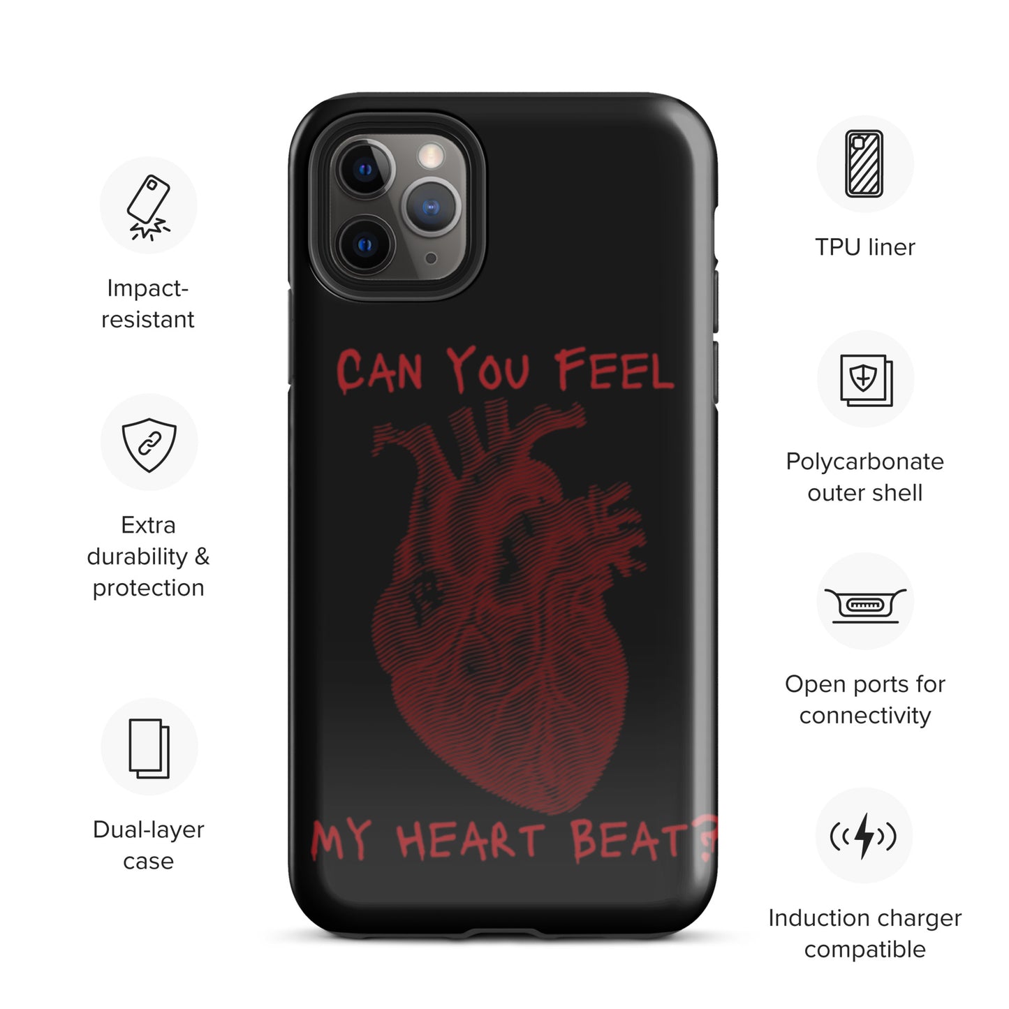 HEARTBEAT TOUGH CASE FOR iPhone®