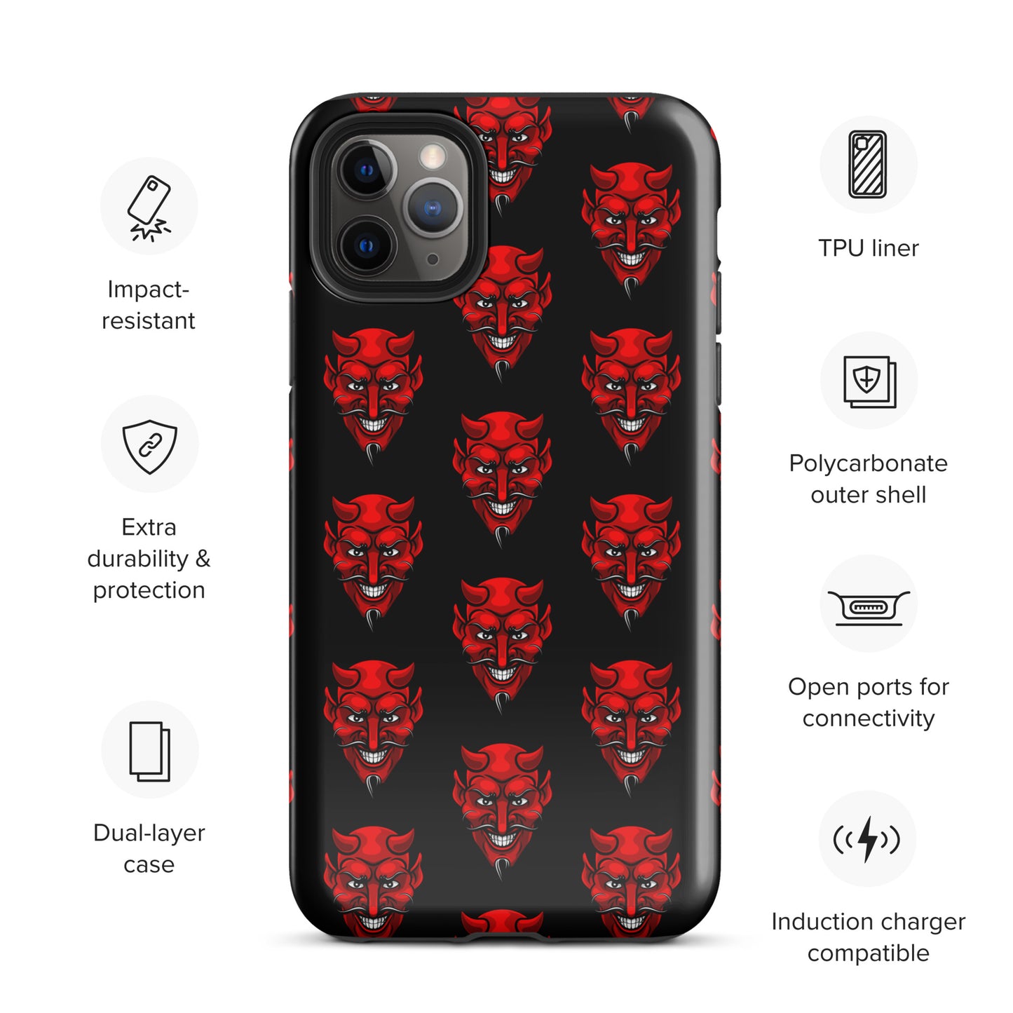 RED DEVIL TOUGH CASE FOR iPhone®