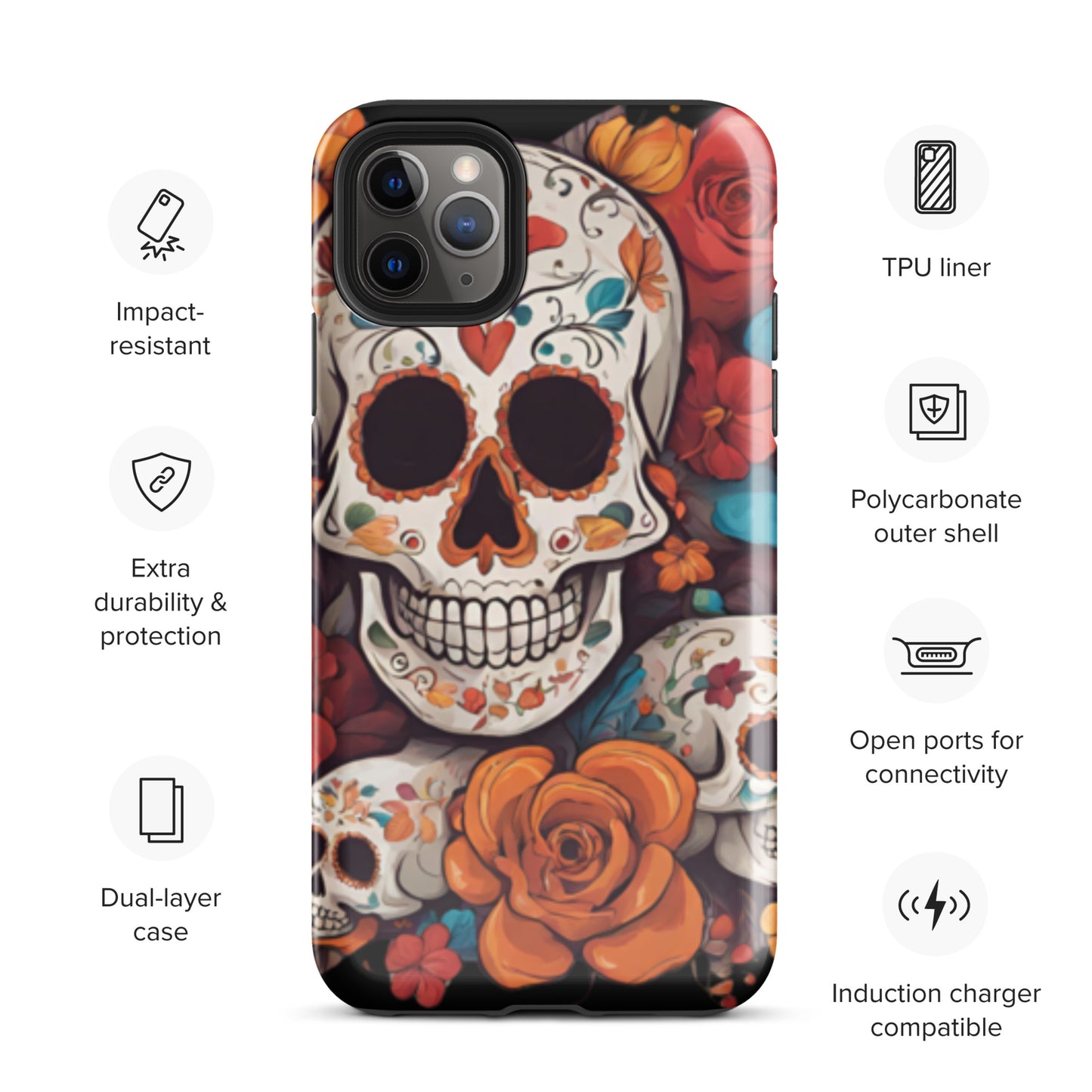 DIA DE LOS MUERTOS TOUGH CASE FOR iPhone®