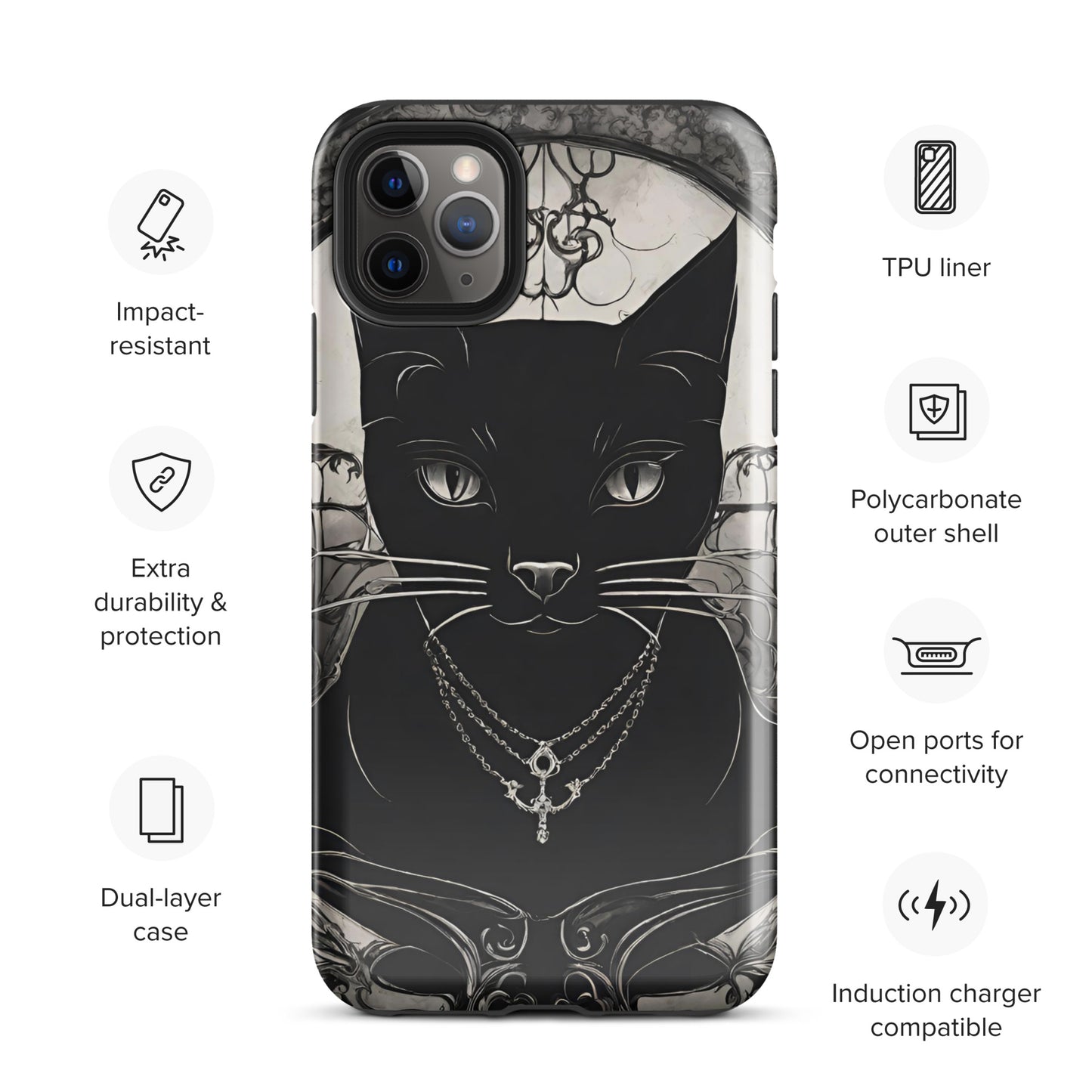 BLACK CAT FEVER TOUGH CASE FOR iPhone®