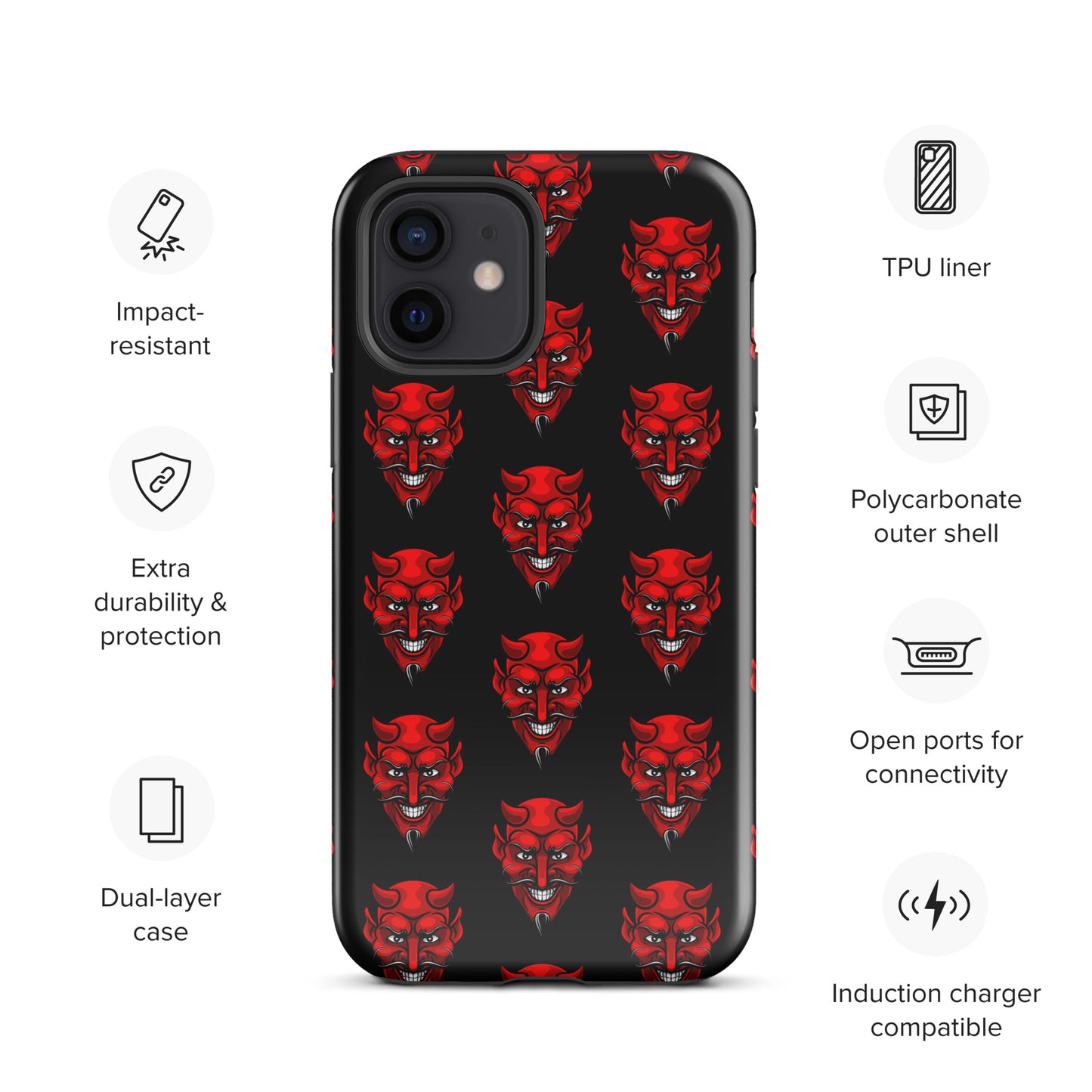 RED DEVIL TOUGH CASE FOR iPhone®