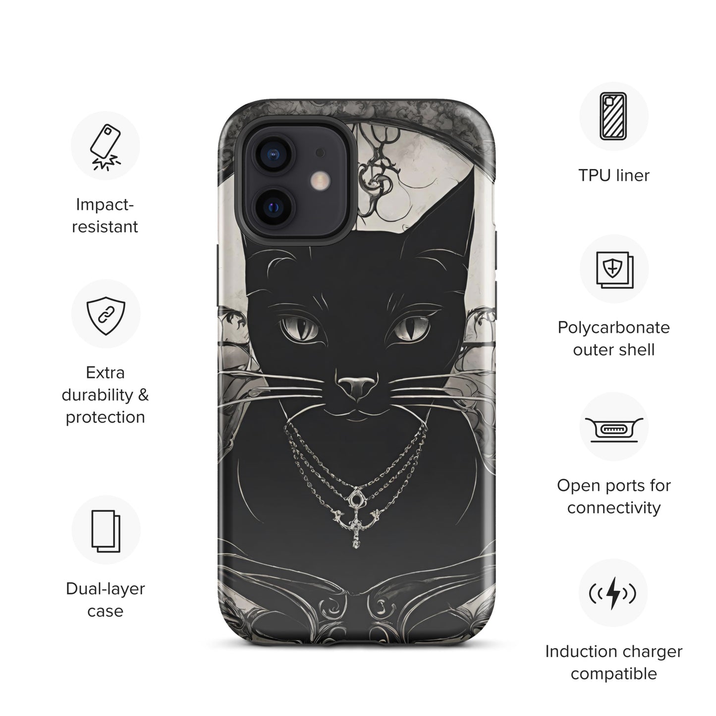 BLACK CAT FEVER TOUGH CASE FOR iPhone®
