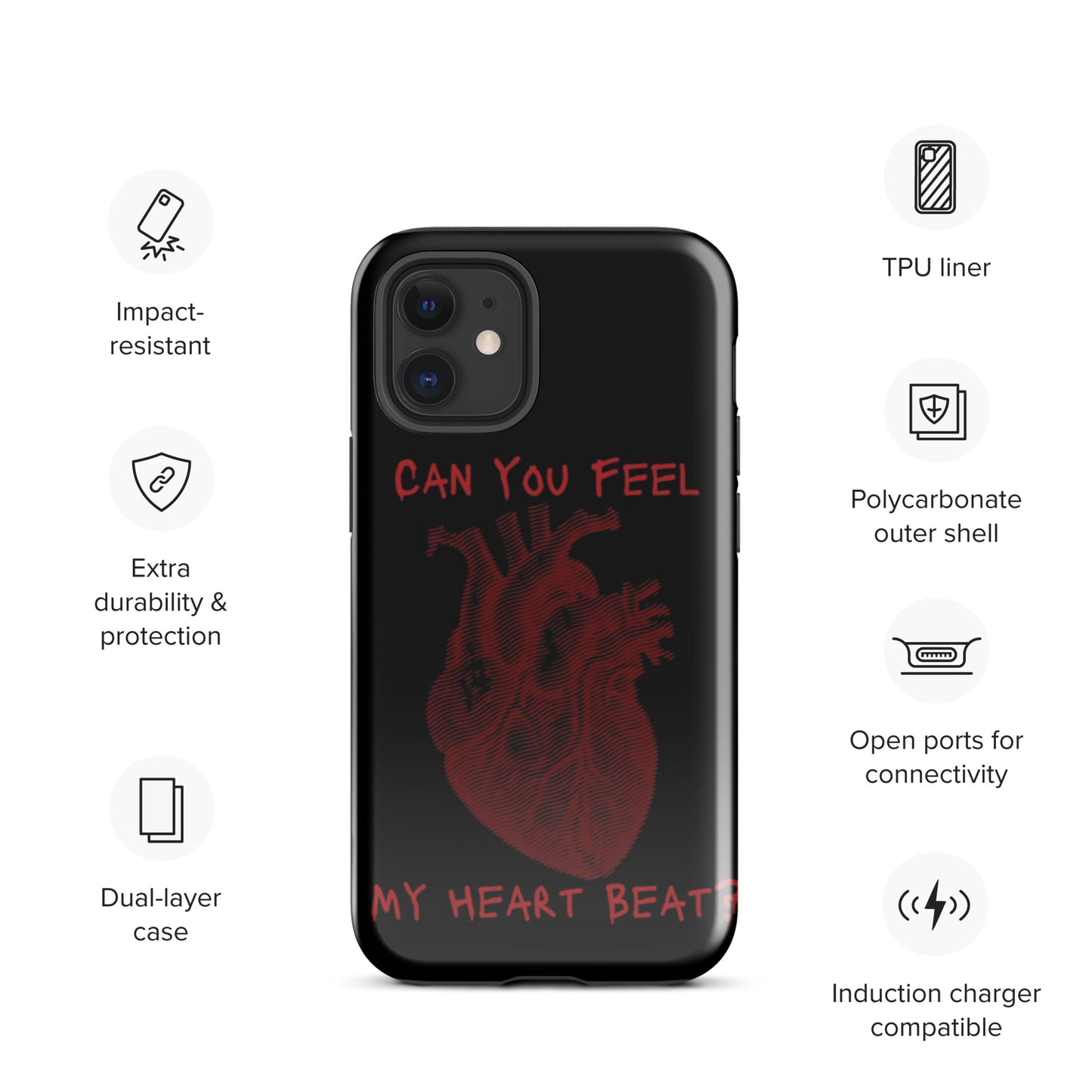 HEARTBEAT TOUGH CASE FOR iPhone®