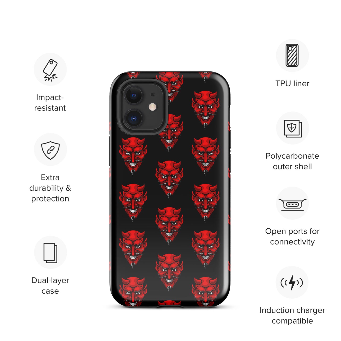 RED DEVIL TOUGH CASE FOR iPhone®