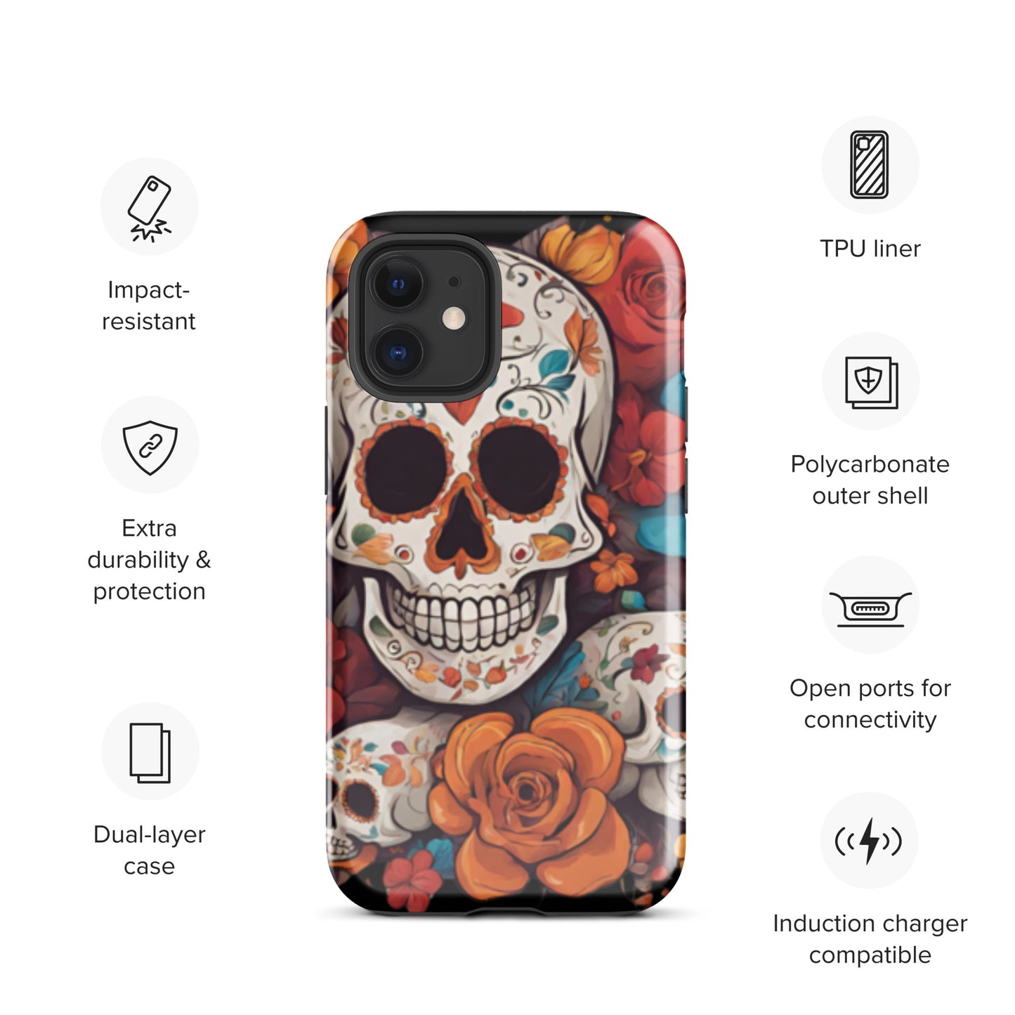 DIA DE LOS MUERTOS TOUGH CASE FOR iPhone®
