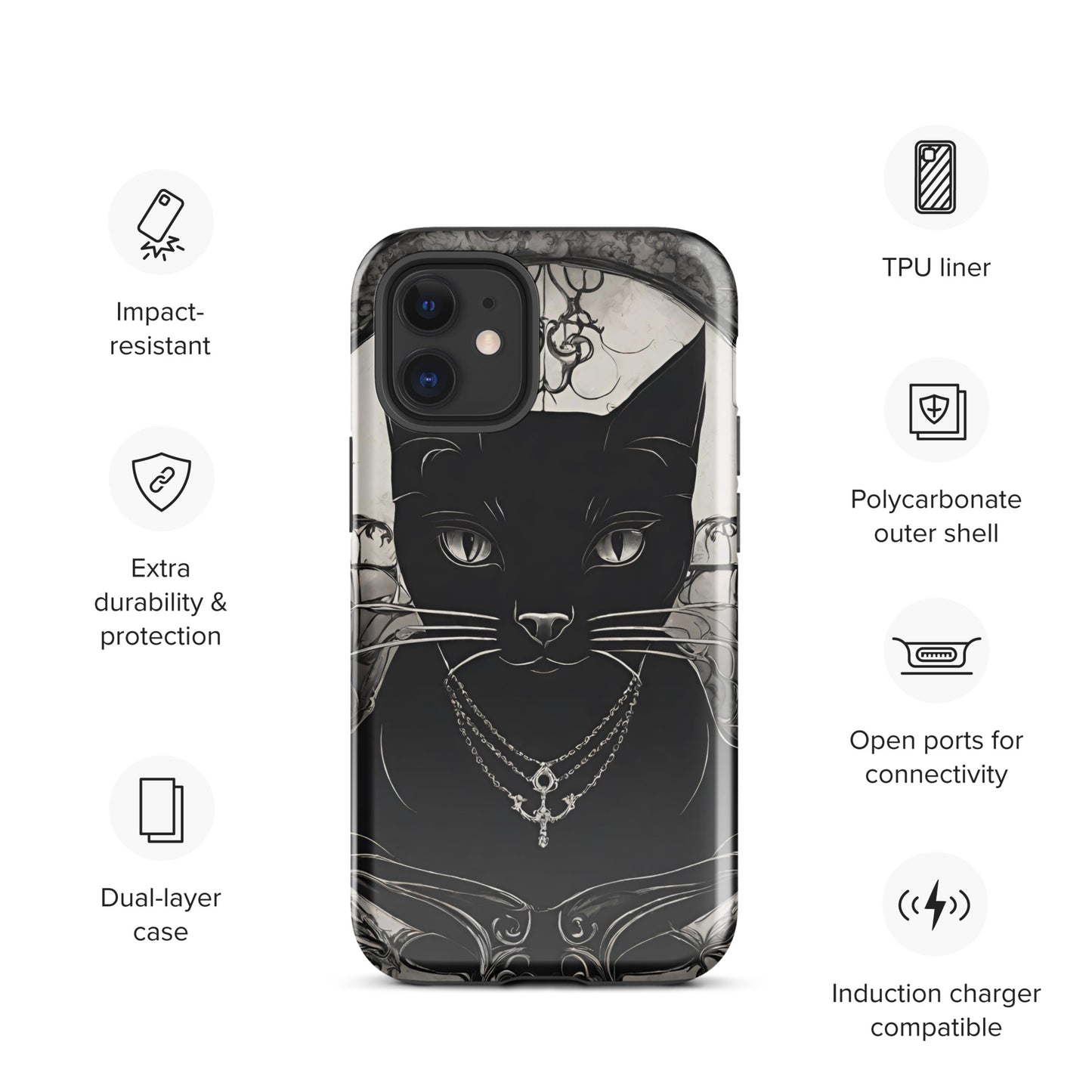 BLACK CAT FEVER TOUGH CASE FOR iPhone®