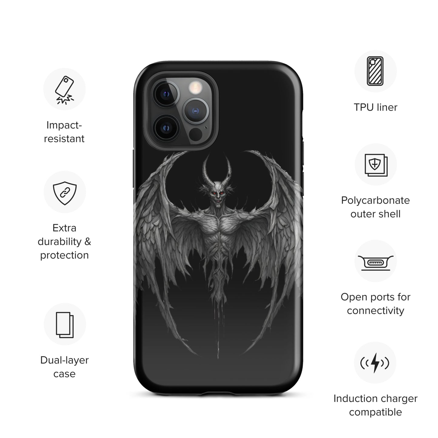 WINGED DEMON TOUGH CASE FOR iPhone®