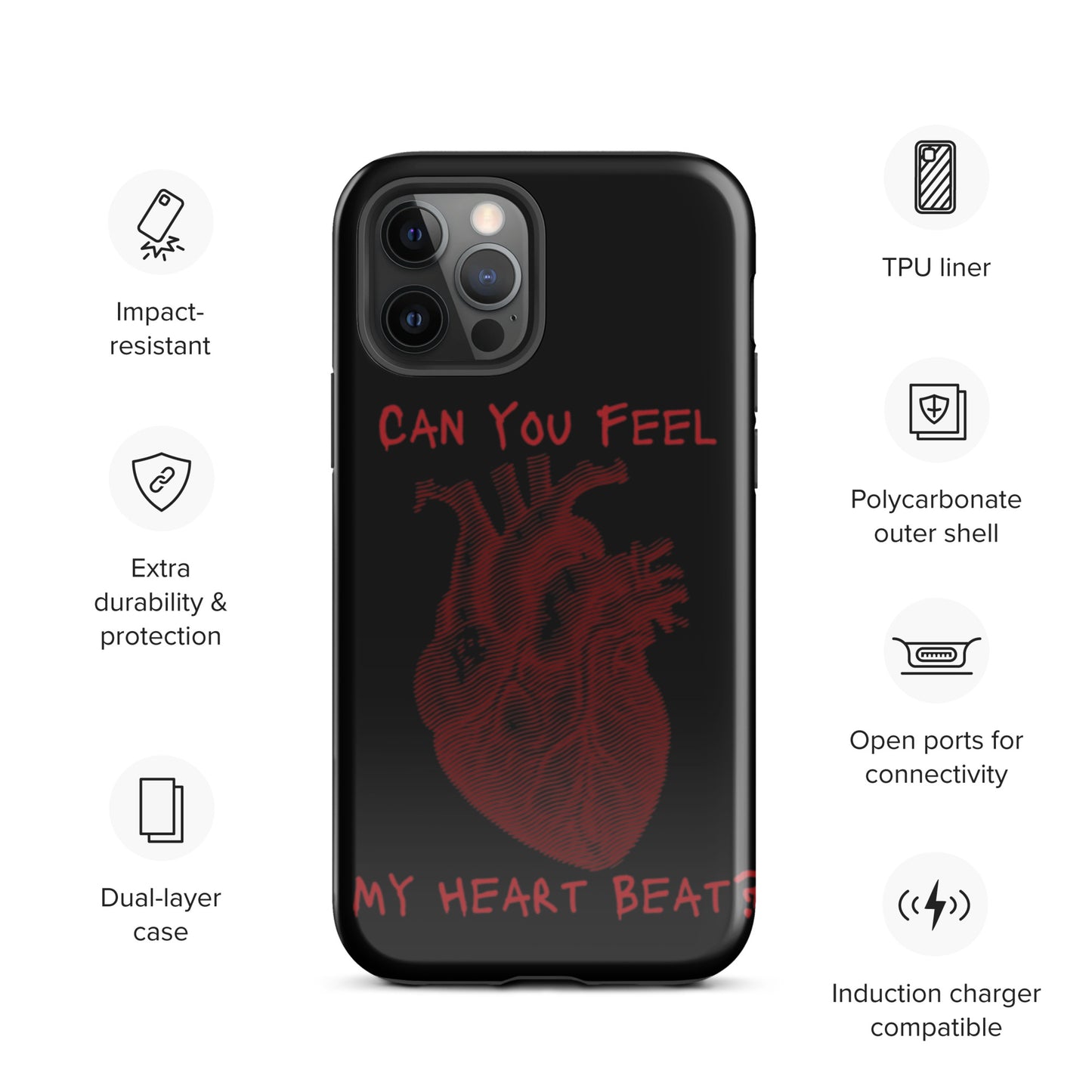 HEARTBEAT TOUGH CASE FOR iPhone®