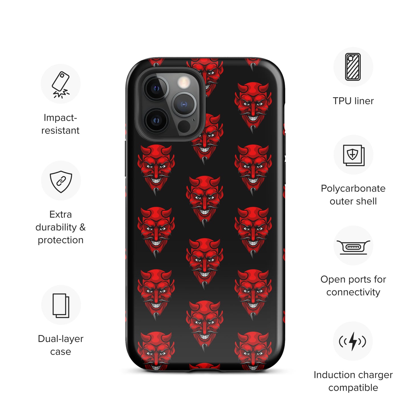 RED DEVIL TOUGH CASE FOR iPhone®