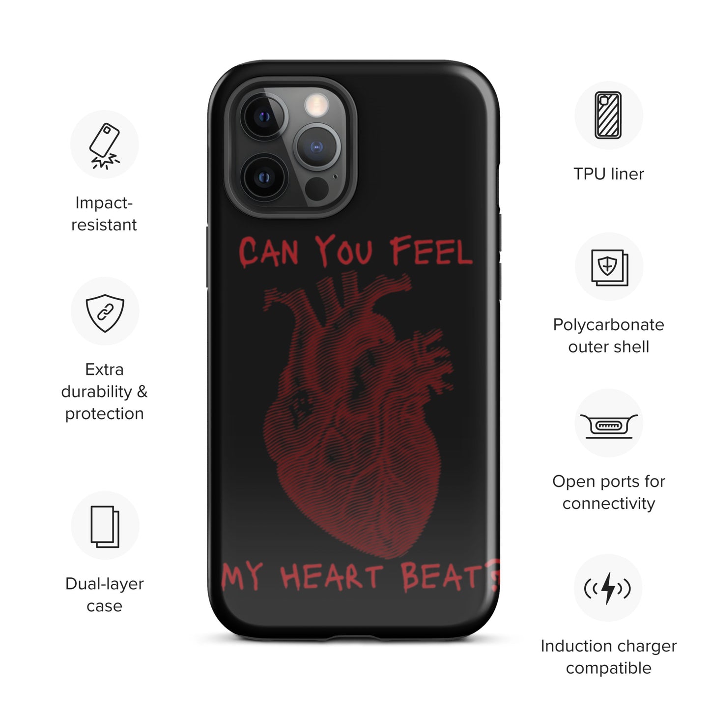 HEARTBEAT TOUGH CASE FOR iPhone®