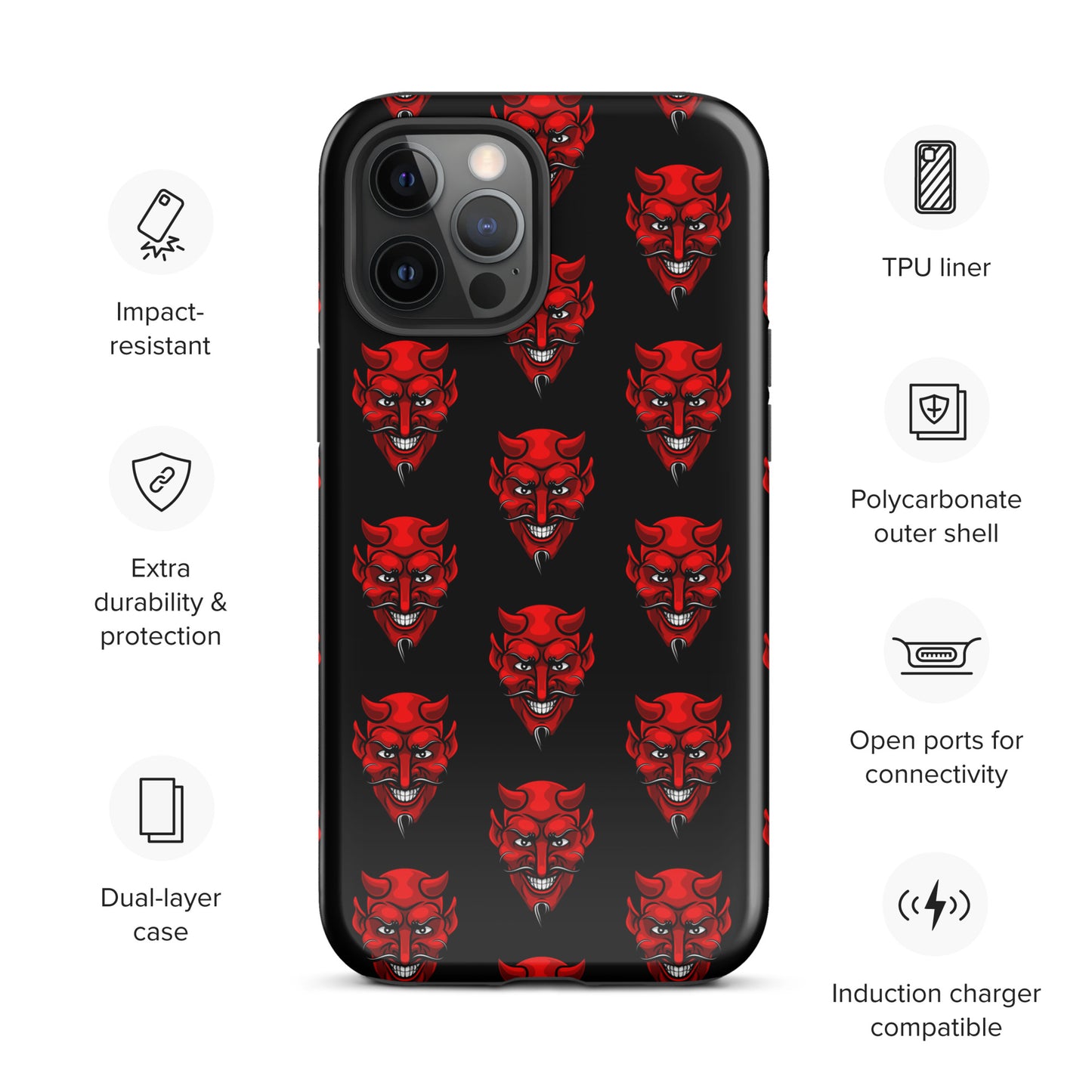 RED DEVIL TOUGH CASE FOR iPhone®