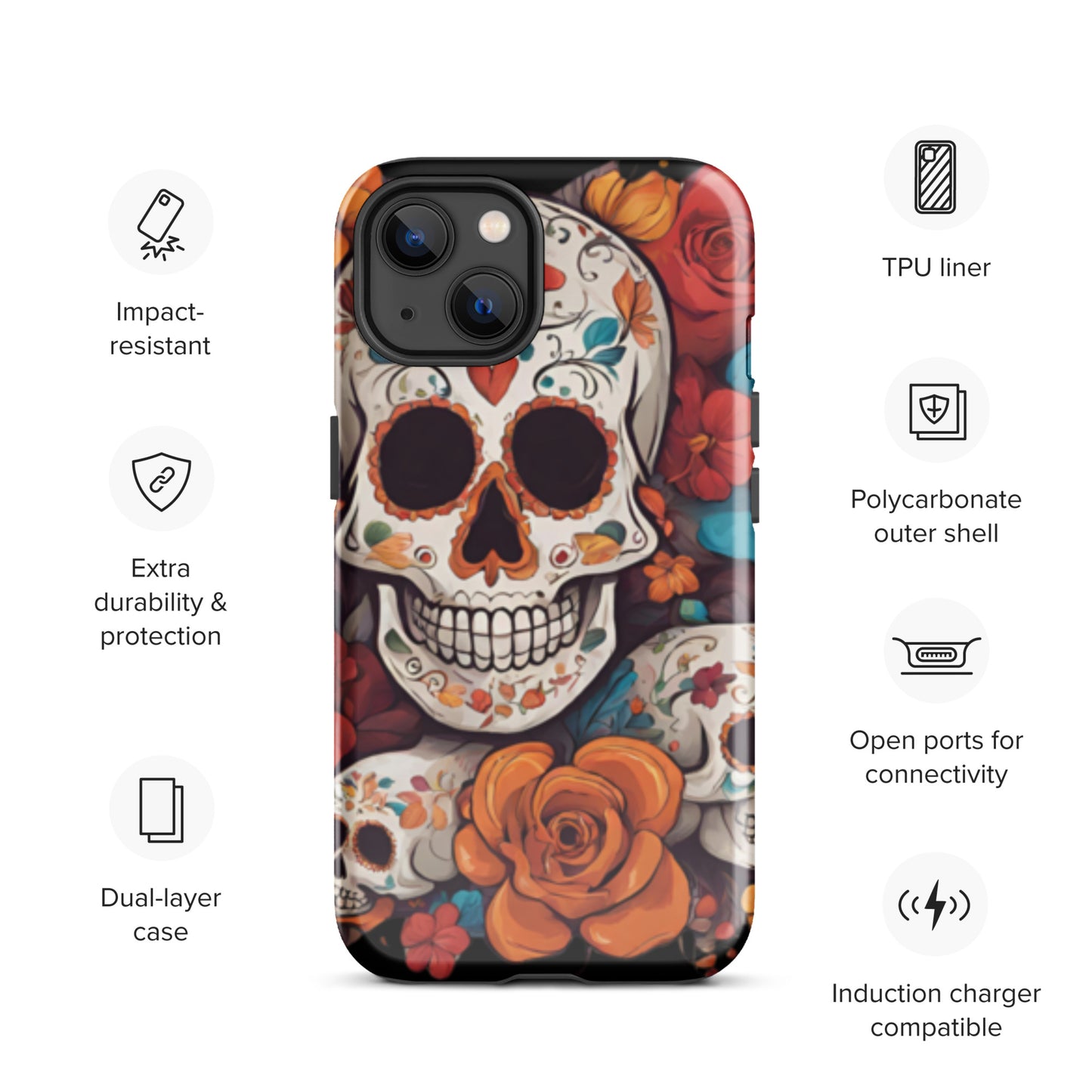 DIA DE LOS MUERTOS TOUGH CASE FOR iPhone®