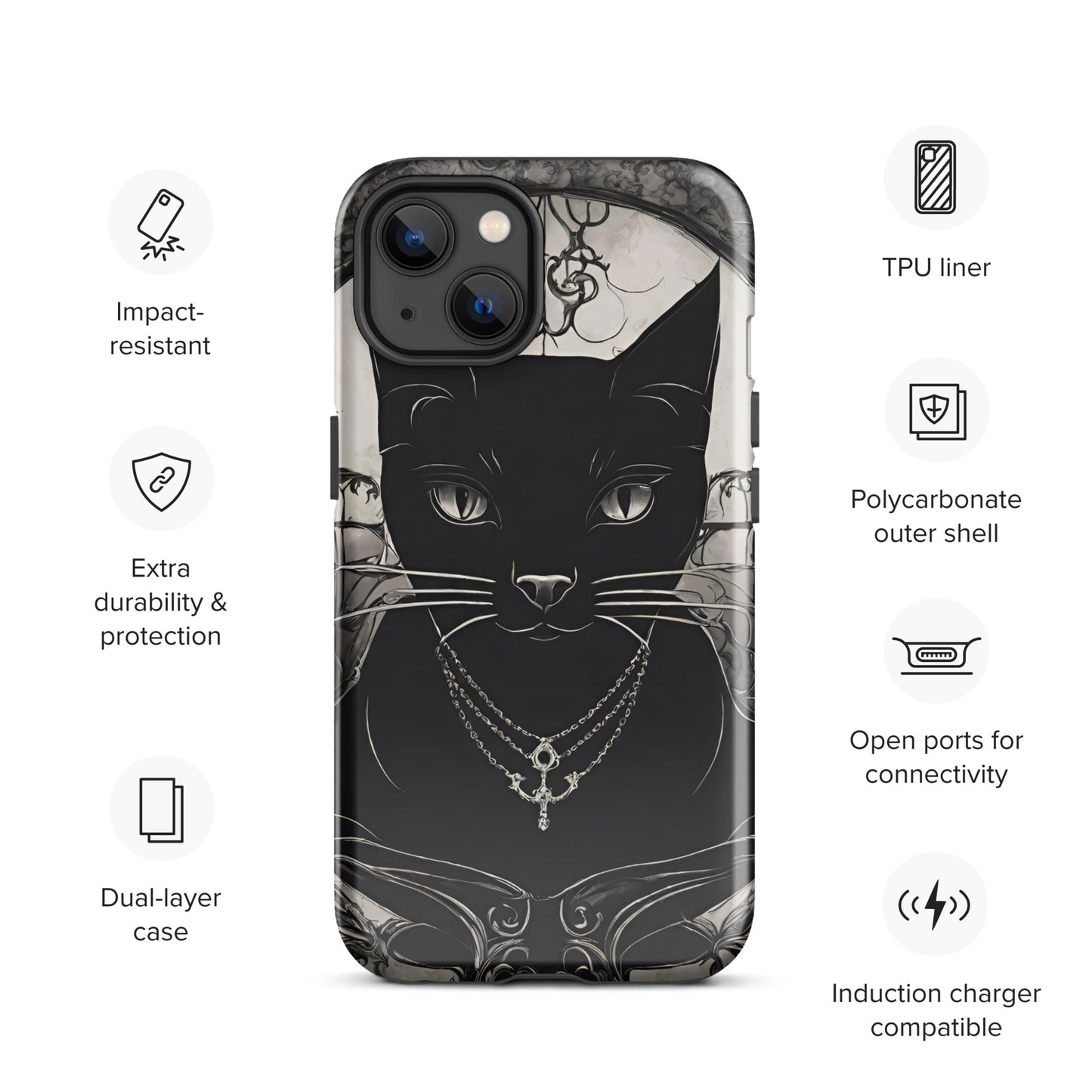 BLACK CAT FEVER TOUGH CASE FOR iPhone®