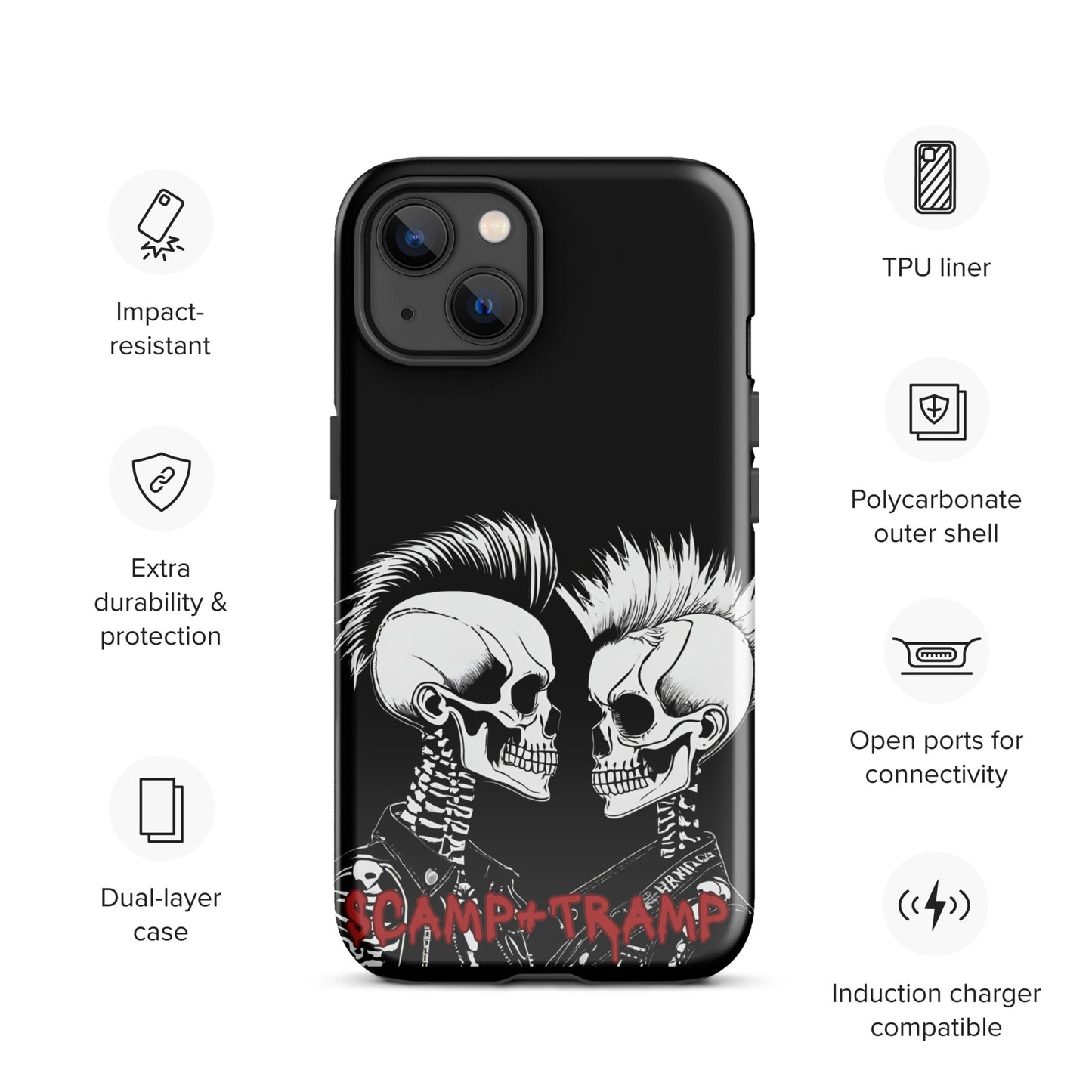 SCAMP+TRAMP TOUGH CASE FOR iPhone®