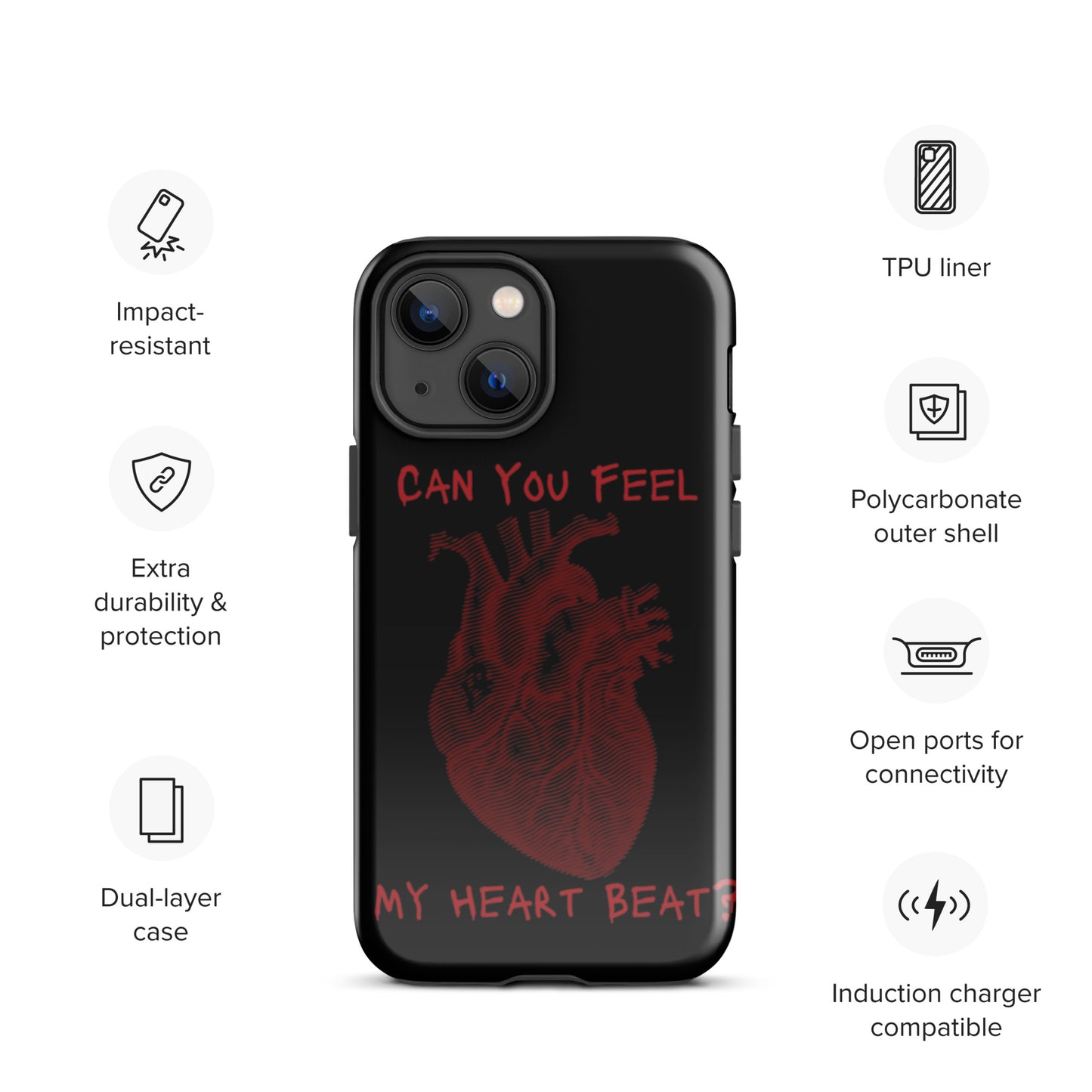HEARTBEAT TOUGH CASE FOR iPhone®