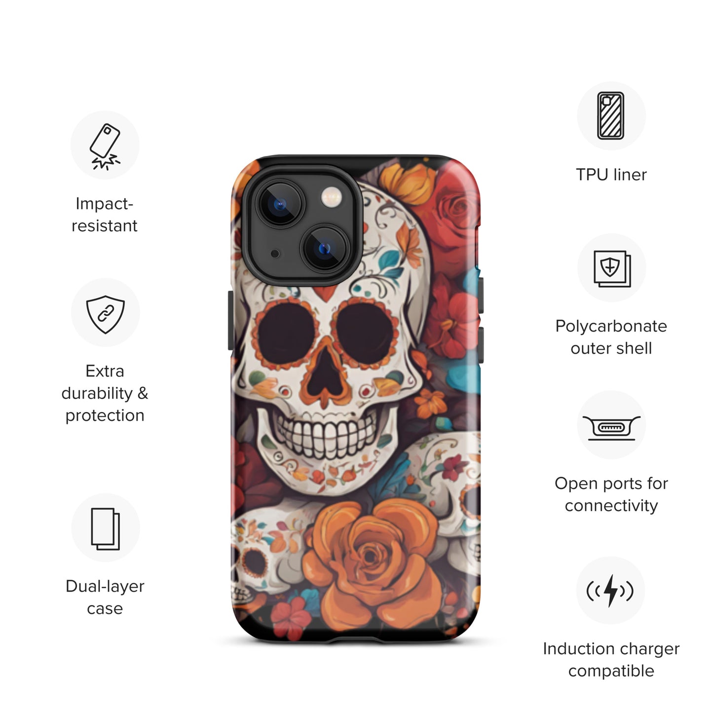 DIA DE LOS MUERTOS TOUGH CASE FOR iPhone®