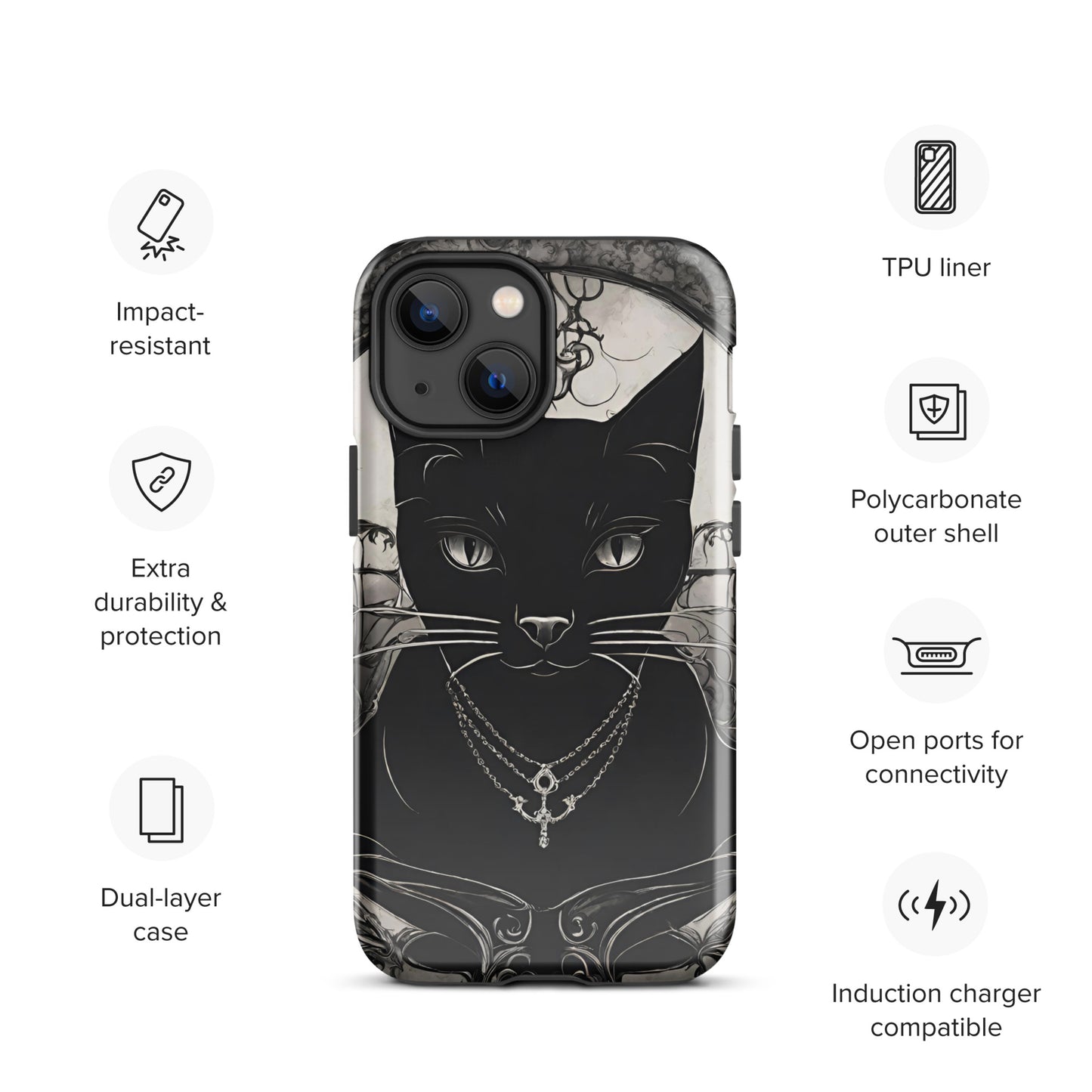 BLACK CAT FEVER TOUGH CASE FOR iPhone®