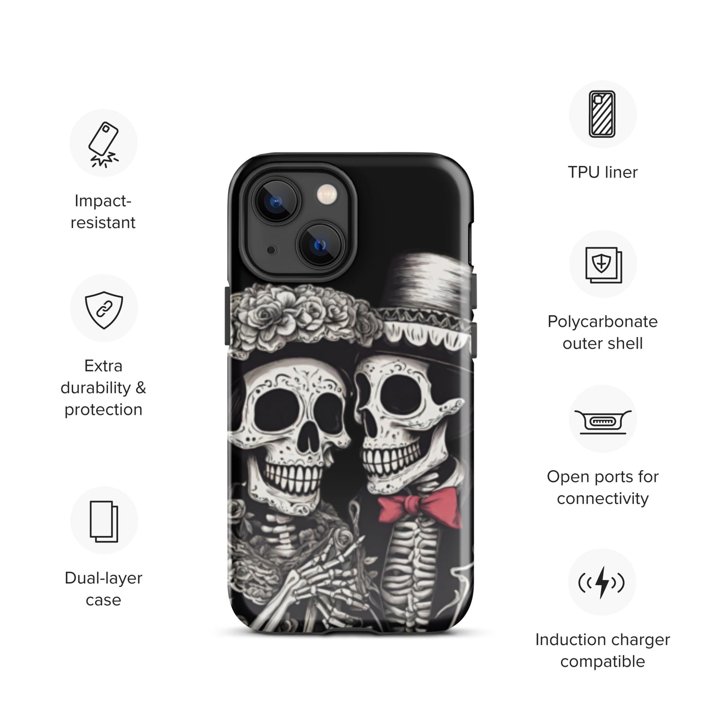 LOVE YOU TO DEATH TOUGH CASE FOR iPhone®