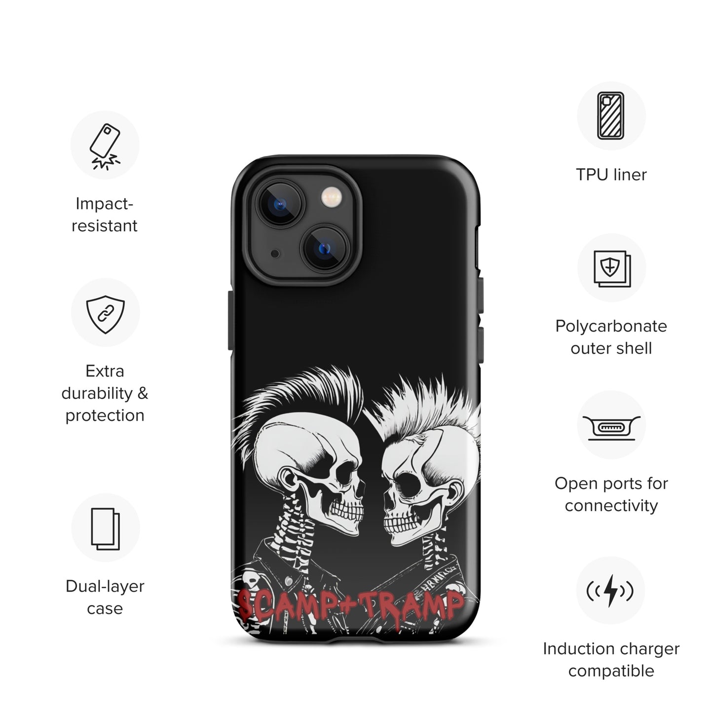 SCAMP+TRAMP TOUGH CASE FOR iPhone®