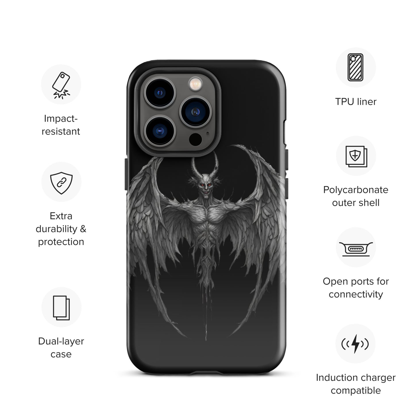 WINGED DEMON TOUGH CASE FOR iPhone®