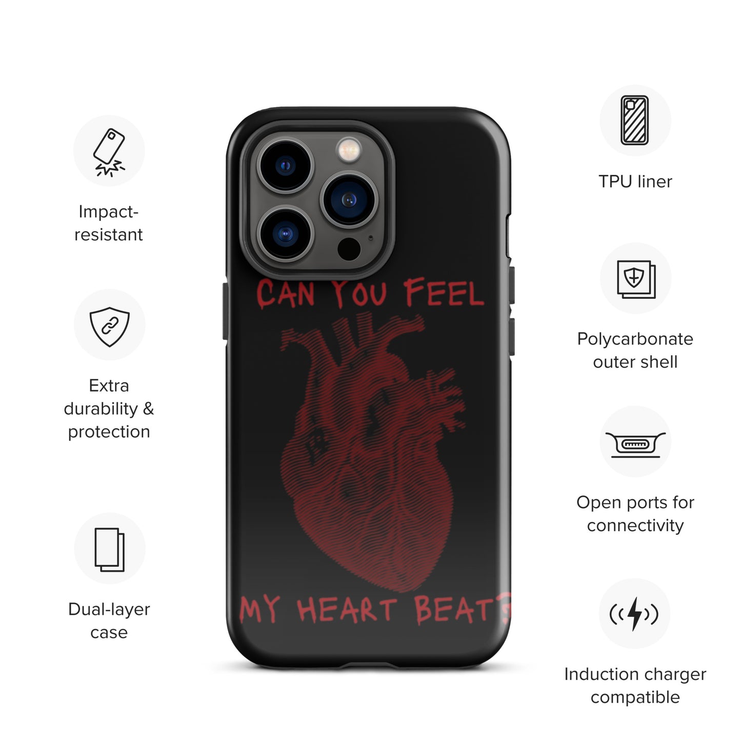 HEARTBEAT TOUGH CASE FOR iPhone®