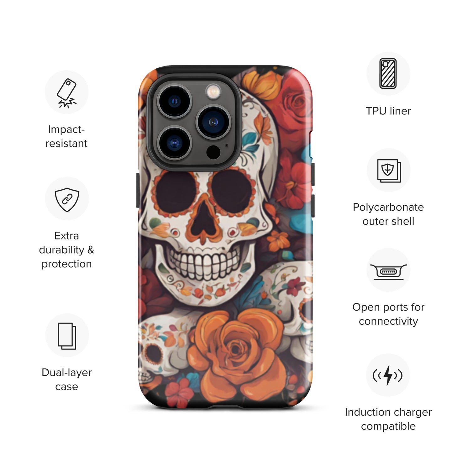 DIA DE LOS MUERTOS TOUGH CASE FOR iPhone®