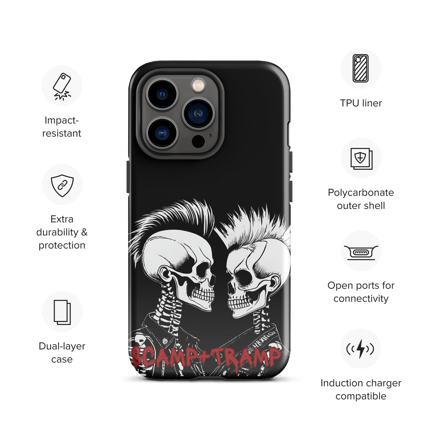 SCAMP+TRAMP TOUGH CASE FOR iPhone®