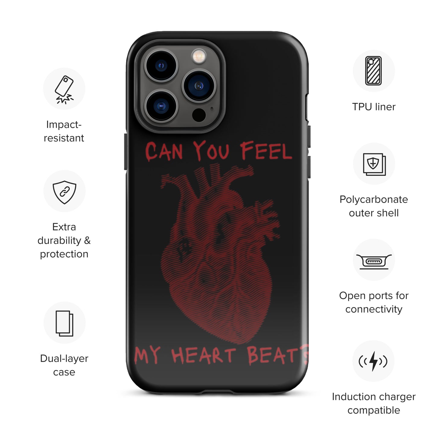 HEARTBEAT TOUGH CASE FOR iPhone®