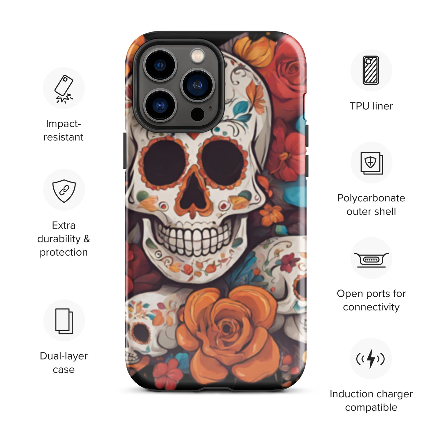 DIA DE LOS MUERTOS TOUGH CASE FOR iPhone®