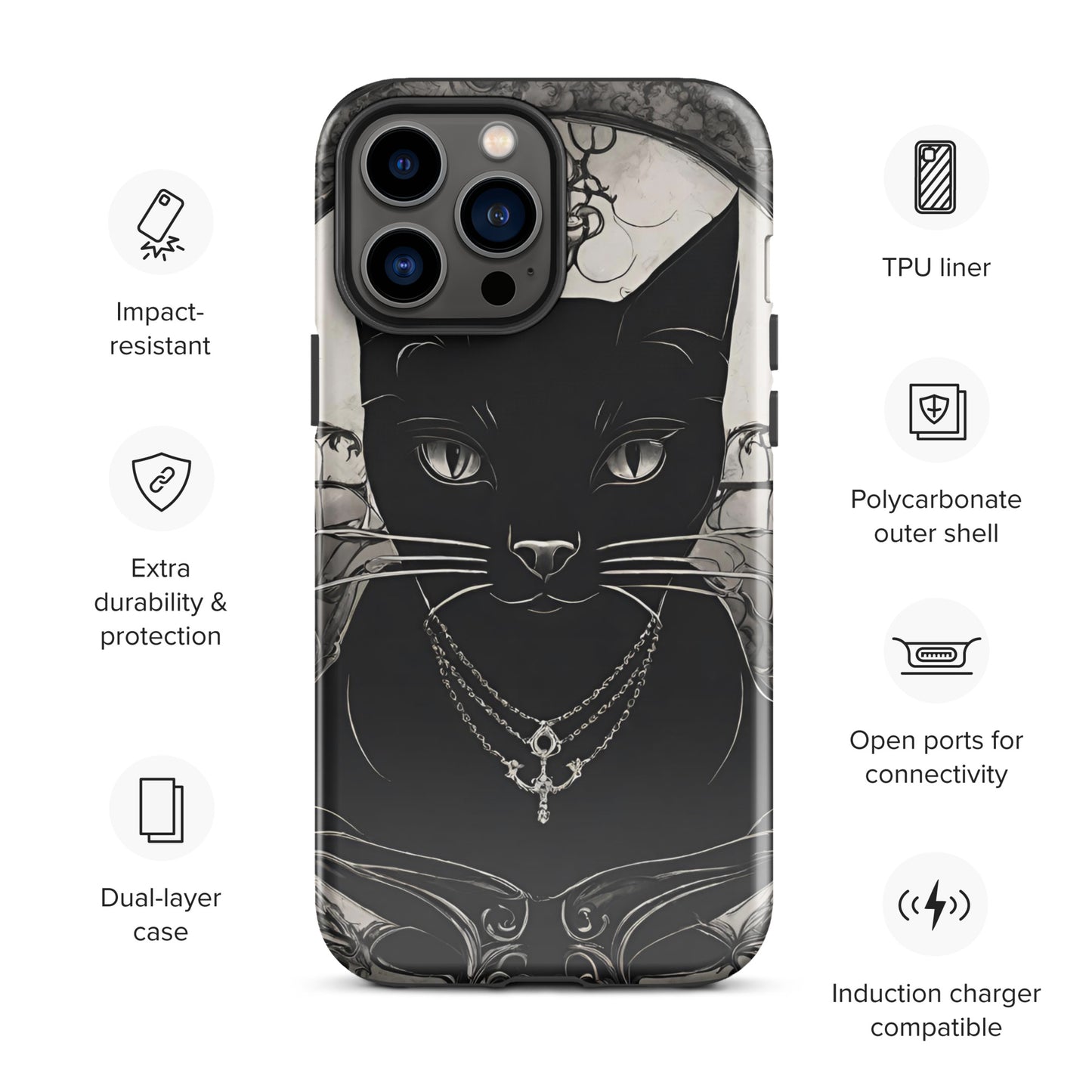 BLACK CAT FEVER TOUGH CASE FOR iPhone®