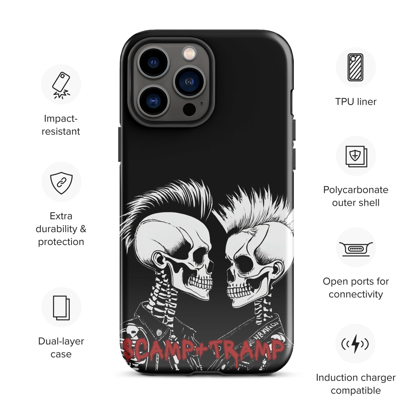 SCAMP+TRAMP TOUGH CASE FOR iPhone®